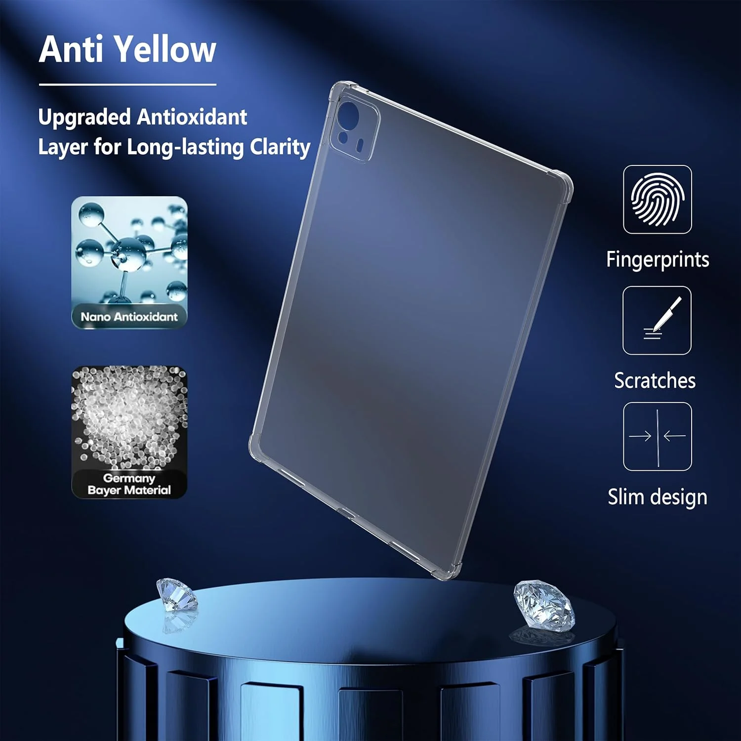 کاور TPU شفاف آنووکوا برای تبلت شیائومی پد 7 اولترا، محافظ لنز دوربین داخلی، نازک، شفاف، محافظ پشتی، ضربه گیر نرم و انعطاف پذیر، سیلیکونی ترکیبی کاور TPU شفاف آنووکوا برای تبلت شیائومی پد 7 اولترا، محافظ لنز دوربین داخلی، نازک، شفاف، محافظ پشتی، ضربه گیر نرم و انعطاف پذیر، سیلیکونی ترکیبی