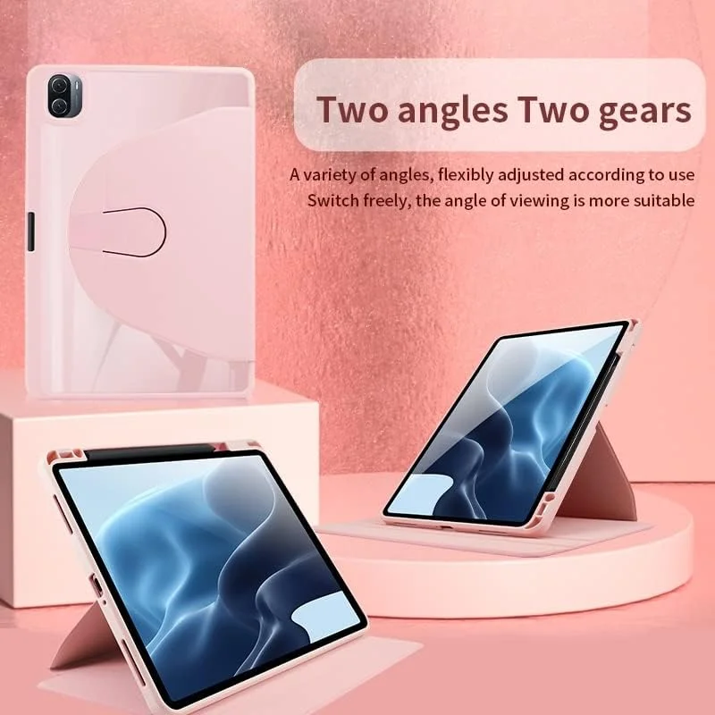 کیف تبلت مناسب برای شیائومی می پد 6/6 پرو 2023 11.2 اینچ، کاور هوشمند تبلت با قابلیت چرخش 360 درجه، کاور باریک و سخت سازگار با PC کیف تبلت مناسب برای شیائومی می پد 6/6 پرو 2023 11.2 اینچ، کاور هوشمند تبلت با قابلیت چرخش 360 درجه، کاور باریک و سخت سازگار با PC