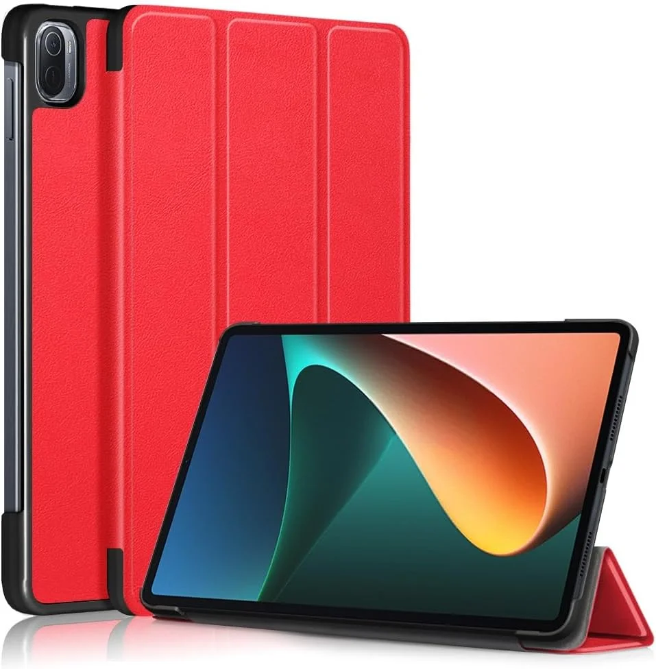 کیف تبلت مسافرتی سازگار با شیائومی می پد 5/MiPad 5 Pro 11 اینچ 2021، کیف تبلت هوشمند سه تایی، کیف سخت و فوق العاده باریک و سبک سازگار با قاب پشتی کامپیوتر کیف تبلت مسافرتی سازگار با شیائومی می پد 5/MiPad 5 Pro 11 اینچ 2021، کیف تبلت هوشمند سه تایی، کیف سخت و فوق العاده باریک و سبک سازگار با قاب پشتی کامپیوتر