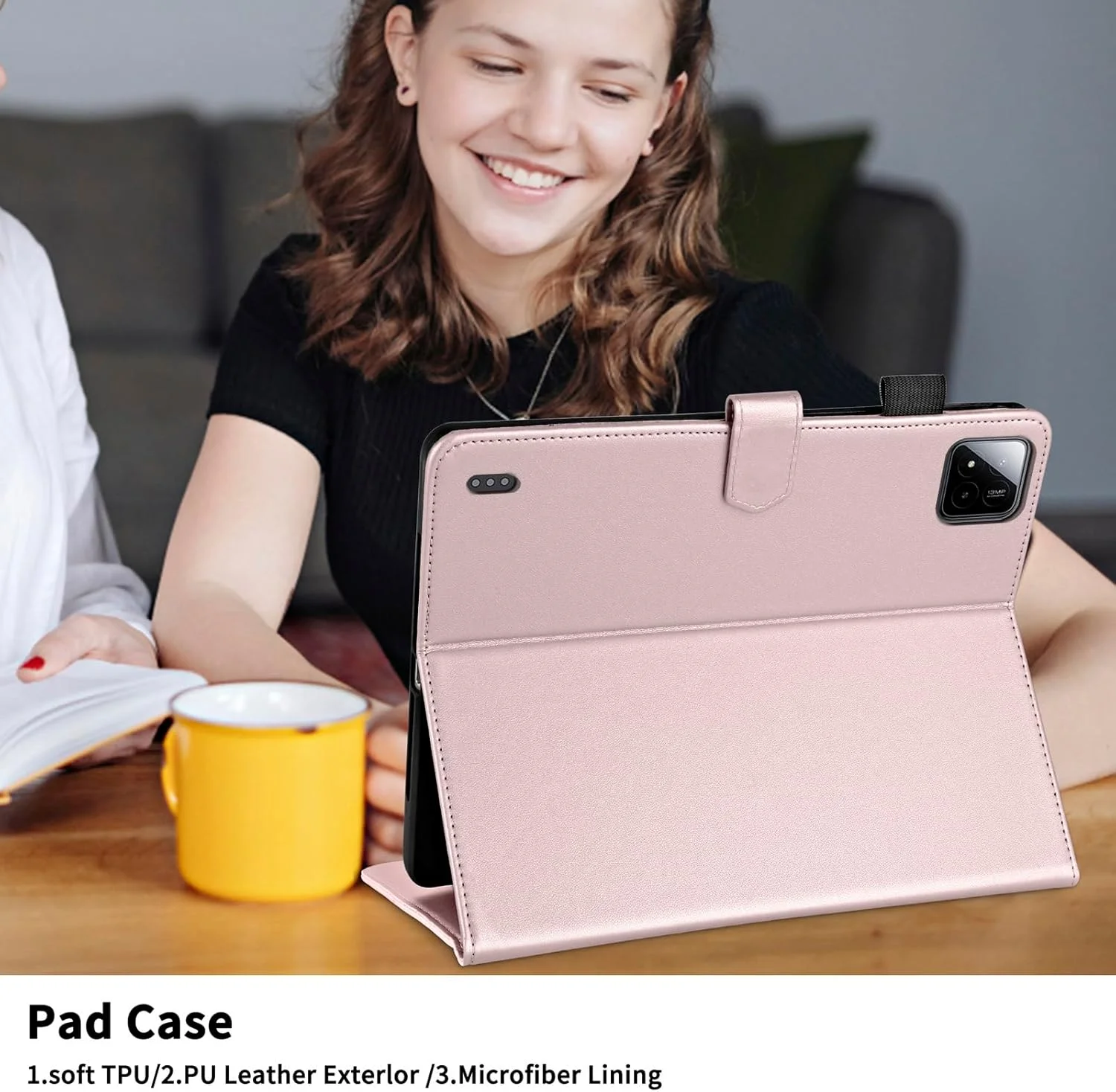 کیف محافظ چرمی ویتازی مناسب برای تبلت شیائومی Mi Pad 7 / Pad 7 Pro 11.2 اینچ 2024، مناسب کاربری تجاری، دارای جای کارت و استند، طلایی رز کیف محافظ چرمی ویتازی مناسب برای تبلت شیائومی Mi Pad 7 / Pad 7 Pro 11.2 اینچ 2024، مناسب کاربری تجاری، دارای جای کارت و استند، طلایی رز