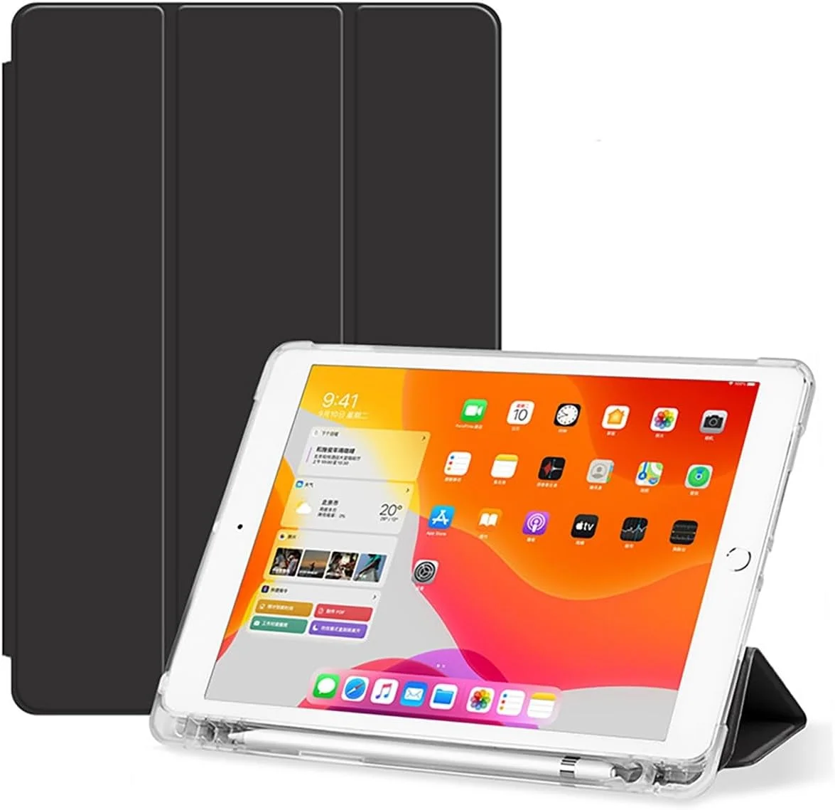 کیف تبلت مسافرتی سازگار با تبلت شیائومی Redmi Pad SE 11 اینچ 2023، کاور باریک TPU با قابلیت بیدار/خواب خودکار، کاور هوشمند با محافظ ضد ضربه و پشت شفاف و جای قلم کیف تبلت مسافرتی سازگار با تبلت شیائومی Redmi Pad SE 11 اینچ 2023، کاور باریک TPU با قابلیت بیدار/خواب خودکار، کاور هوشمند با محافظ ضد ضربه و پشت شفاف و جای قلم