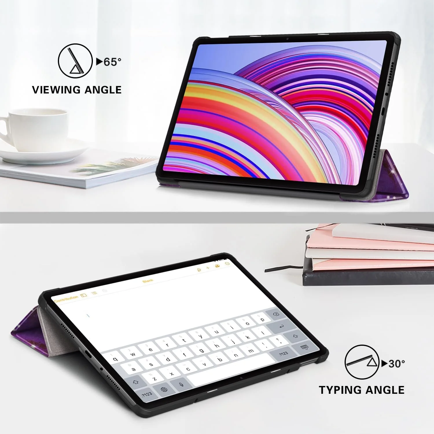 کیف تبلت TOPCASE برای تبلت شیائومی Redmi Pad Pro 12.1 اینچ / تبلت شیائومی Poco Pad 2024 12.1 اینچ، کیف محافظ باریک با عملکرد خواب/بیدار خودکار و پایه، طرح کهکشانی کیف تبلت TOPCASE برای تبلت شیائومی Redmi Pad Pro 12.1 اینچ / تبلت شیائومی Poco Pad 2024 12.1 اینچ، کیف محافظ باریک با عملکرد خواب/بیدار خودکار و پایه، طرح کهکشانی