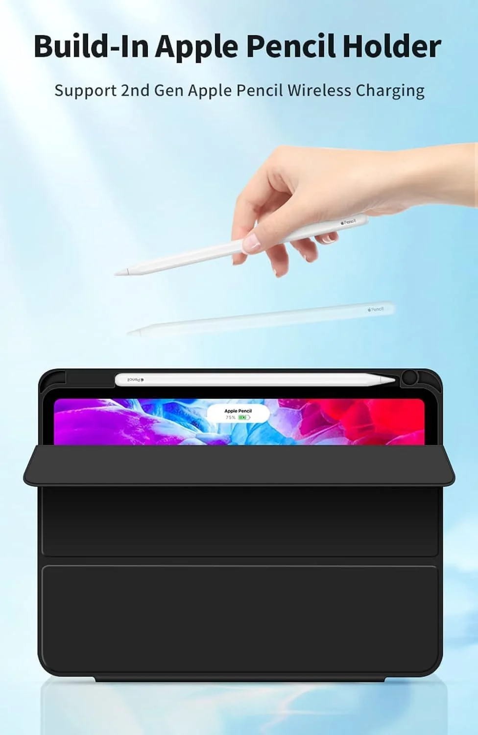 MOTIM Case for Xiaomi Redmi Pad 10.61 Inch,Transparent Soft Shell Back Case with Automatic Charging Pencil Slot (Black) MOTIM Case for Xiaomi Redmi Pad 10.61 Inch,Transparent Soft Shell Back Case with Automatic Charging Pencil Slot (Black)
