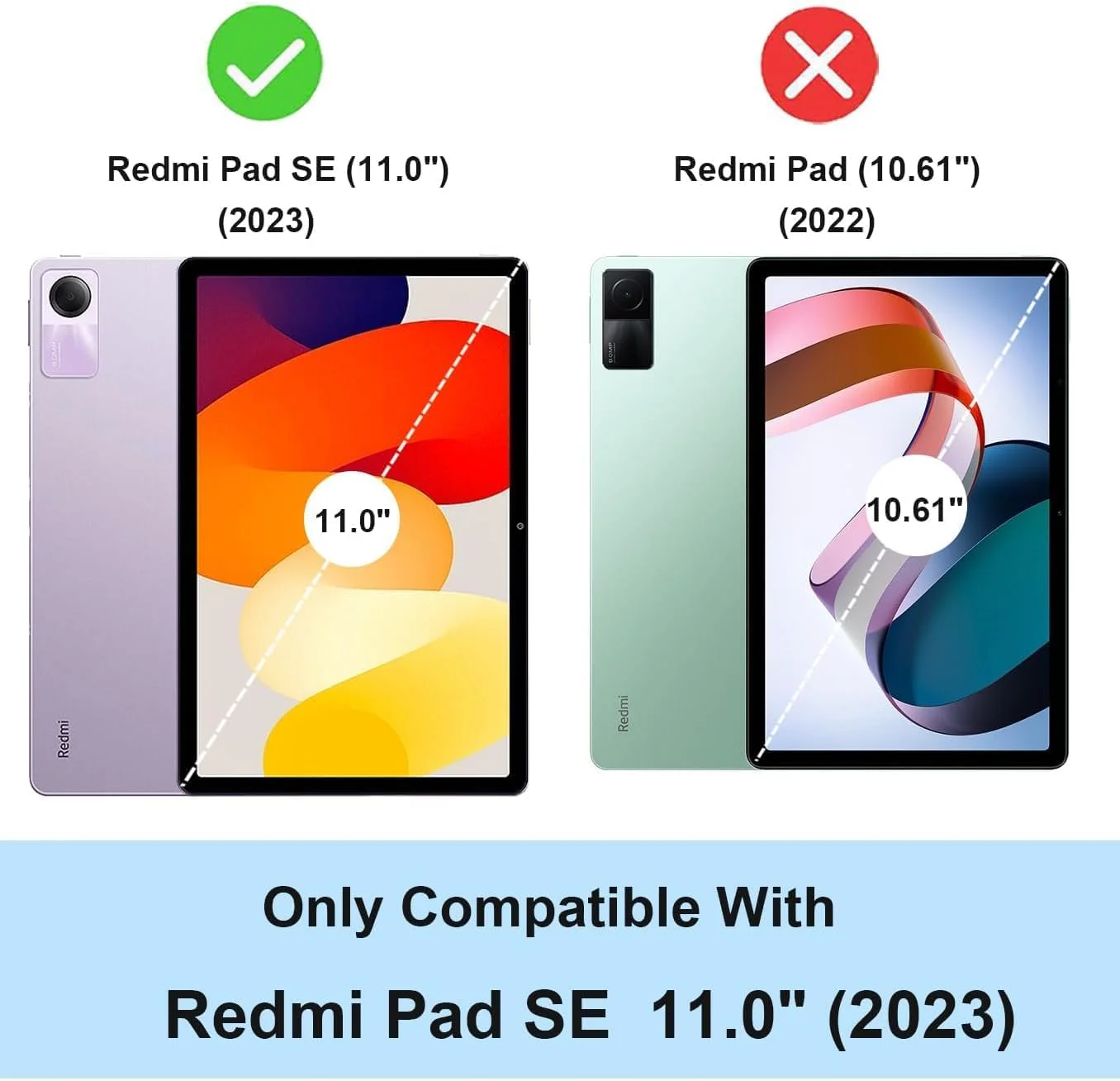 کاور تبلت شیائومی Redmi Pad SE 11 اینچی 2023 مدل XIEHUZA، کیف تاشو و فوق العاده نازک چرمی PU با قابلیت خواب/بیدار شدن خودکار (خاکستری)
