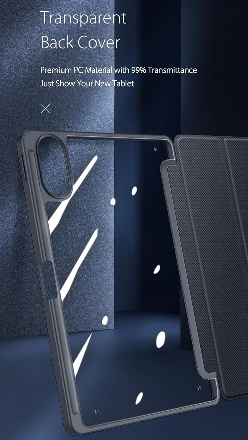 کیف تبلت Gruattreay سازگار با شیائومی Redmi Pad 2 11 اینچ (2025)، کیف چرمی PU سه تایی با قابلیت بیدار/خواب خودکار، پوشش پشتی شفاف و جای مداد داخلی کیف تبلت Gruattreay سازگار با شیائومی Redmi Pad 2 11 اینچ (2025)، کیف چرمی PU سه تایی با قابلیت بیدار/خواب خودکار، پوشش پشتی شفاف و جای مداد داخلی