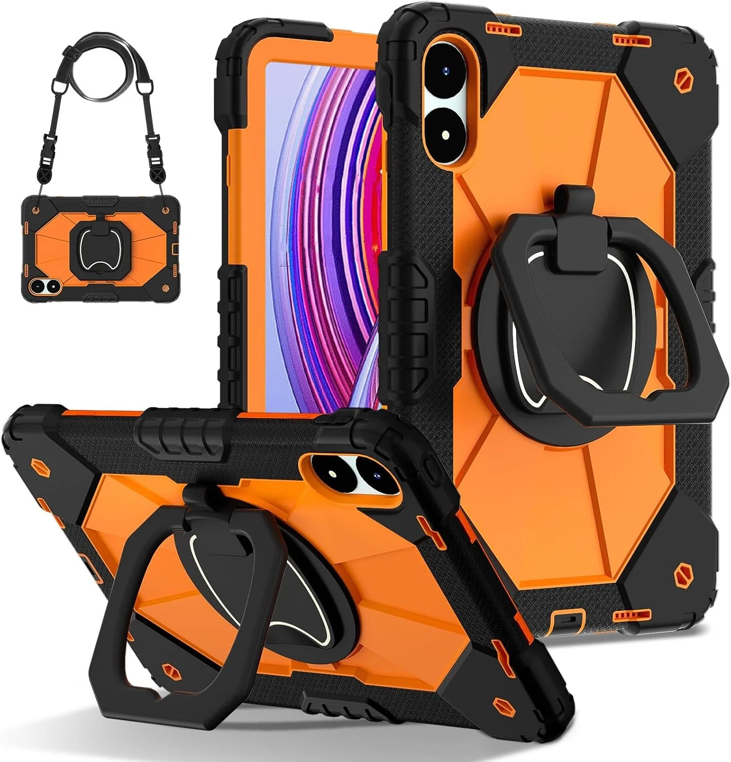 کیف محافظ تبلت سازگار با شیائومی ردمی پد پرو 12.1 اینچ 2024، محافظت مقاوم در برابر ضربه، مناسب کودکان 12.1 اینچی با پایه برای شیائومی ردمی پد پرو W، Sa