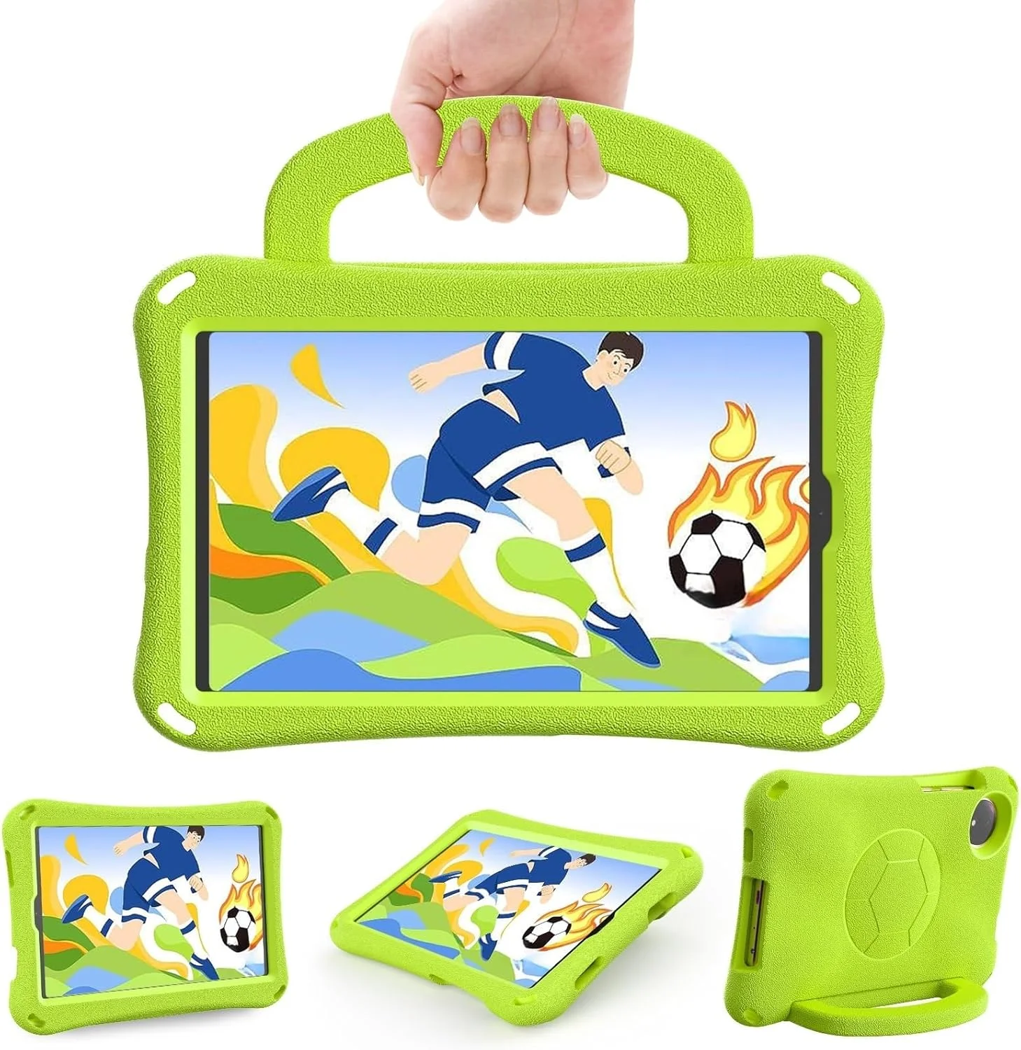 کاور تبلت کودکانه سازگار با شیائومی Redmi Pad SE 8.7 اینچ (عرضه شده در سال 2024)، کاور محافظ کودکانه سبک و مقاوم در برابر ضربه سازگار با Redmi Pad SE 8.7 اینچ