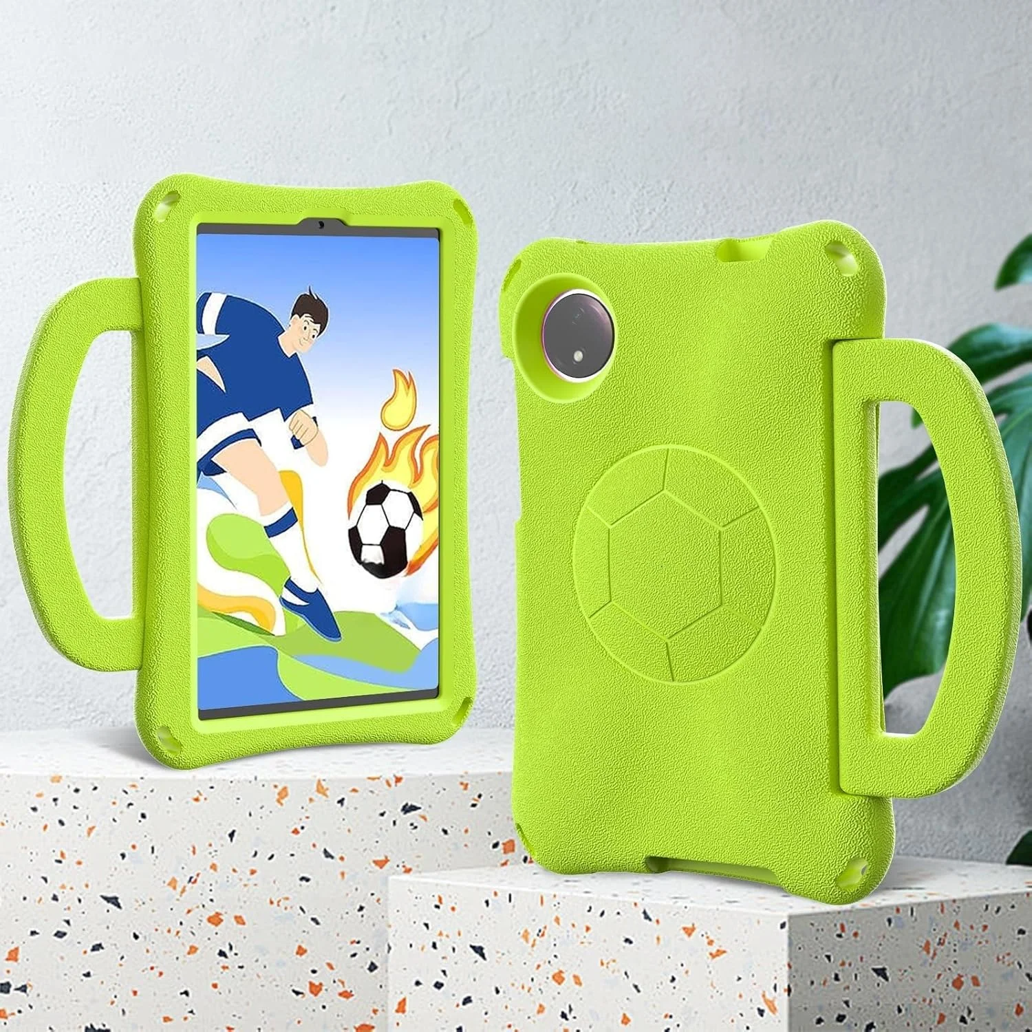 کاور تبلت کودکانه سازگار با شیائومی Redmi Pad SE 8.7 اینچ (عرضه شده در سال 2024)، کاور محافظ کودکانه سبک و مقاوم در برابر ضربه سازگار با Redmi Pad SE 8.7 اینچ