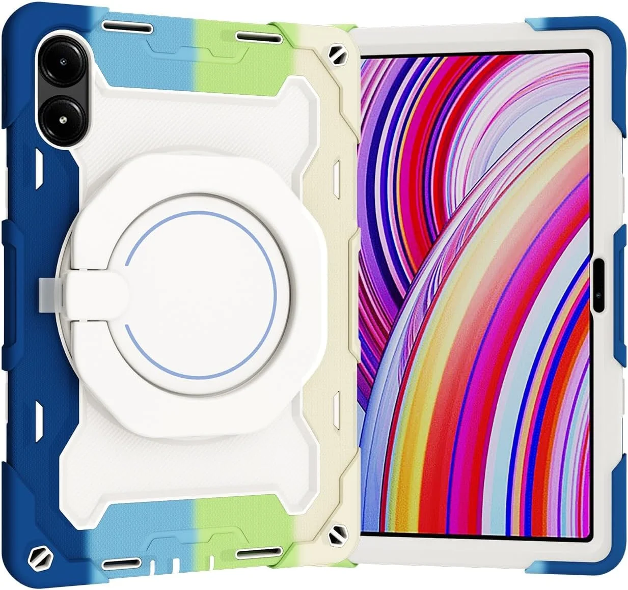 کاور تبلت کودکانه سازگار با تبلت شیائومی Redmi Pad Pro 12.1 اینچ، کاور مقاوم در برابر ضربه، پایه دار، محافظ محکم با بند شانه سازگار با شیائومی Redmi Pad Pro 12.1 کاور تبلت کودکانه سازگار با تبلت شیائومی Redmi Pad Pro 12.1 اینچ، کاور مقاوم در برابر ضربه، پایه دار، محافظ محکم با بند شانه سازگار با شیائومی Redmi Pad Pro 12.1
