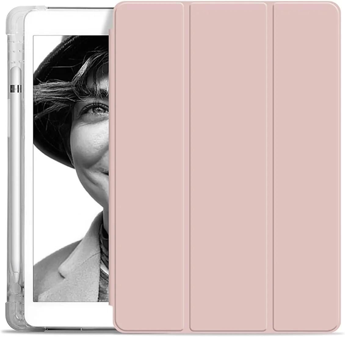 کیف تبلت مسافرتی سازگار با تبلت 12.4 اینچی Xiaomi 5 Pro، کاور باریک TPU با قابلیت بیدار/خواب خودکار، کاور هوشمند با جای مداد، کاور ضد ضربه با محافظ پوسته پشتی شفاف (B کیف تبلت مسافرتی سازگار با تبلت 12.4 اینچی Xiaomi 5 Pro، کاور باریک TPU با قابلیت بیدار/خواب خودکار، کاور هوشمند با جای مداد، کاور ضد ضربه با محافظ پوسته پشتی شفاف (B