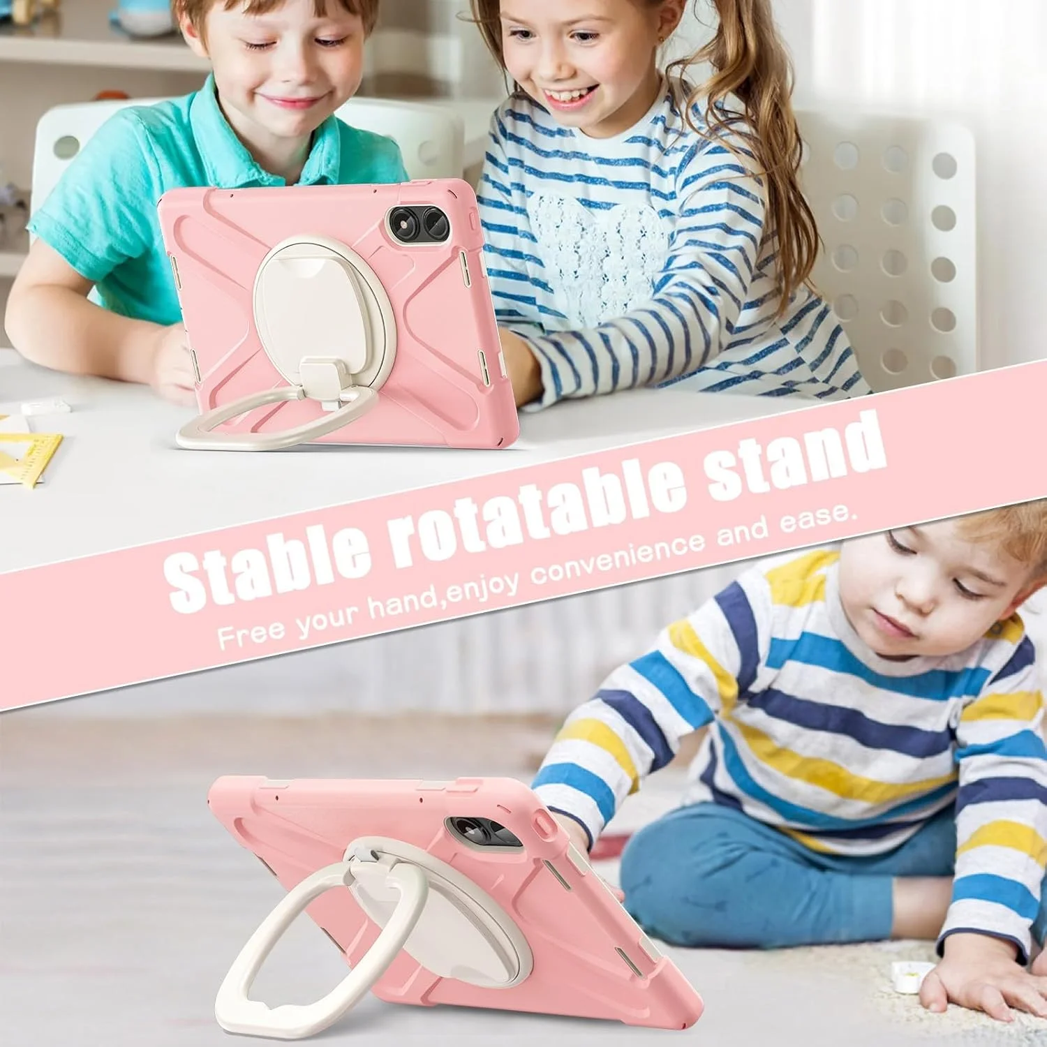 کیف تبلت مناسب برای Xiaomi Redmi Pad Pro 12.1"/Poco Pad 12.1"، محافظ بادوام و ضد ضربه با عملکرد چندگانه