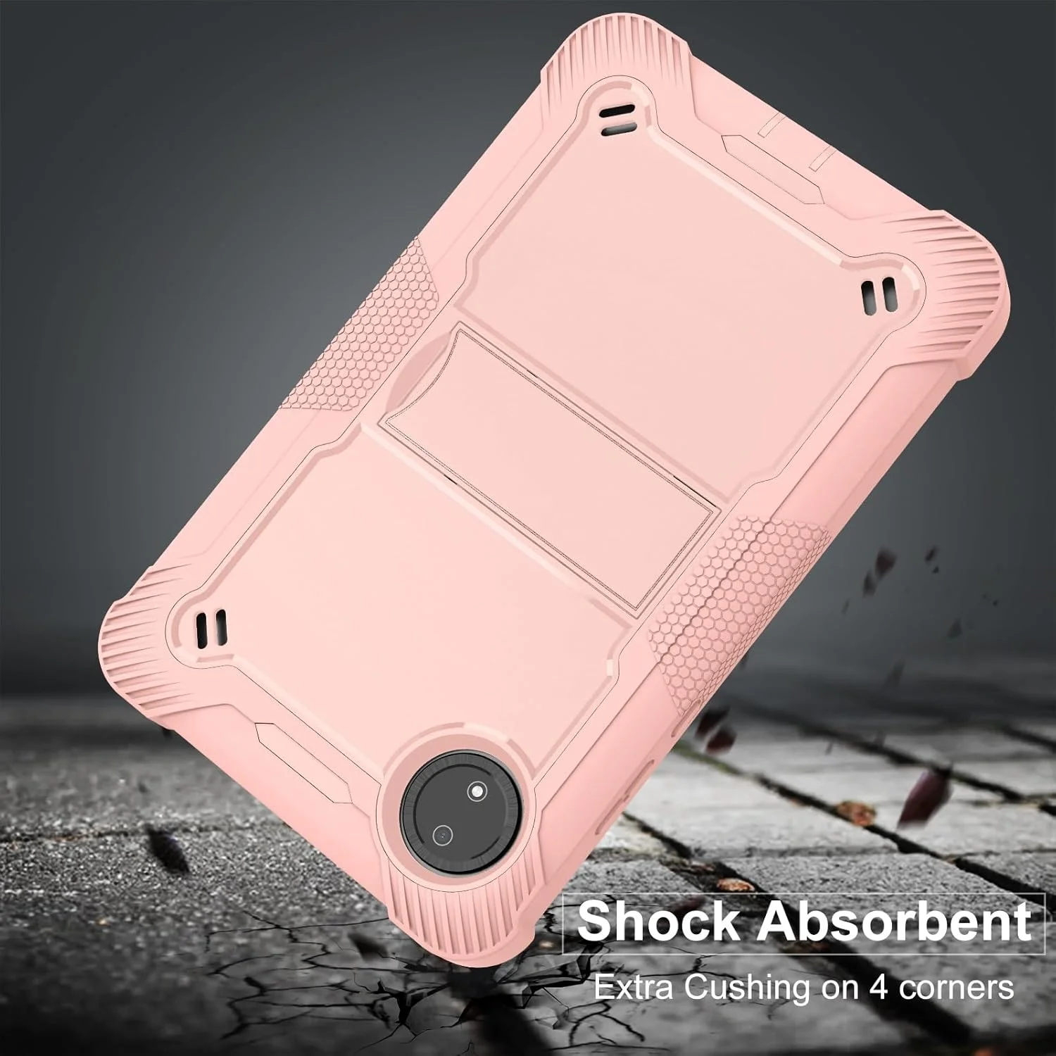 کیف تبلت مسافرتی سازگار با شیائومی Redmi Pad SE 8.7 اینچی 2024، قاب محافظ مقاوم در برابر ضربه هیبریدی سازگار با قاب شیائومی Redmi Pad SE 8.7