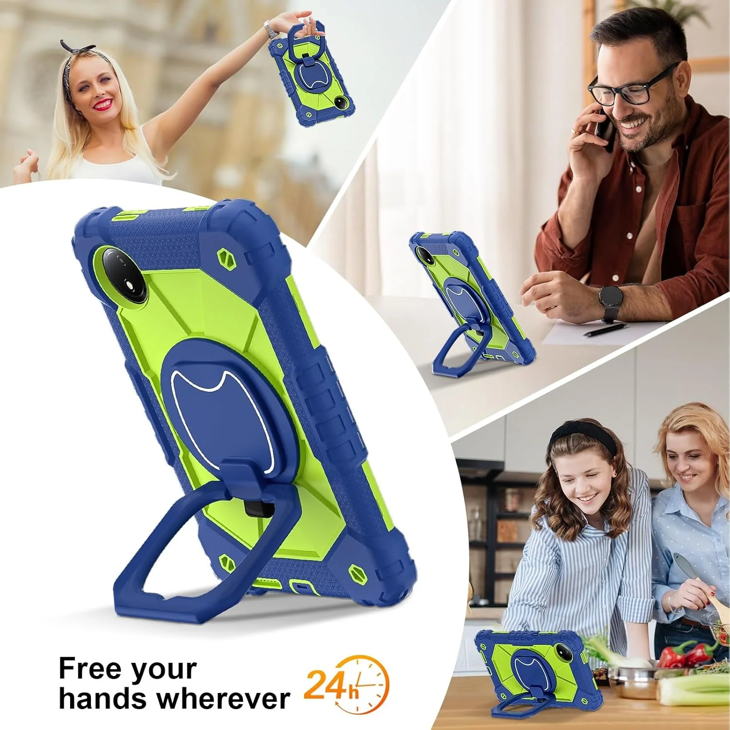 کیف تبلت مناسب برای شیائومی ردمی پد SE 8.7 اینچ 2024، کیف محافظ بادوام و ضد ضربه 8.7 اینچی مناسب برای کودکان با پایه برای شیائومی ردمی پد SE W Tracol کیف تبلت مناسب برای شیائومی ردمی پد SE 8.7 اینچ 2024، کیف محافظ بادوام و ضد ضربه 8.7 اینچی مناسب برای کودکان با پایه برای شیائومی ردمی پد SE W Tracol