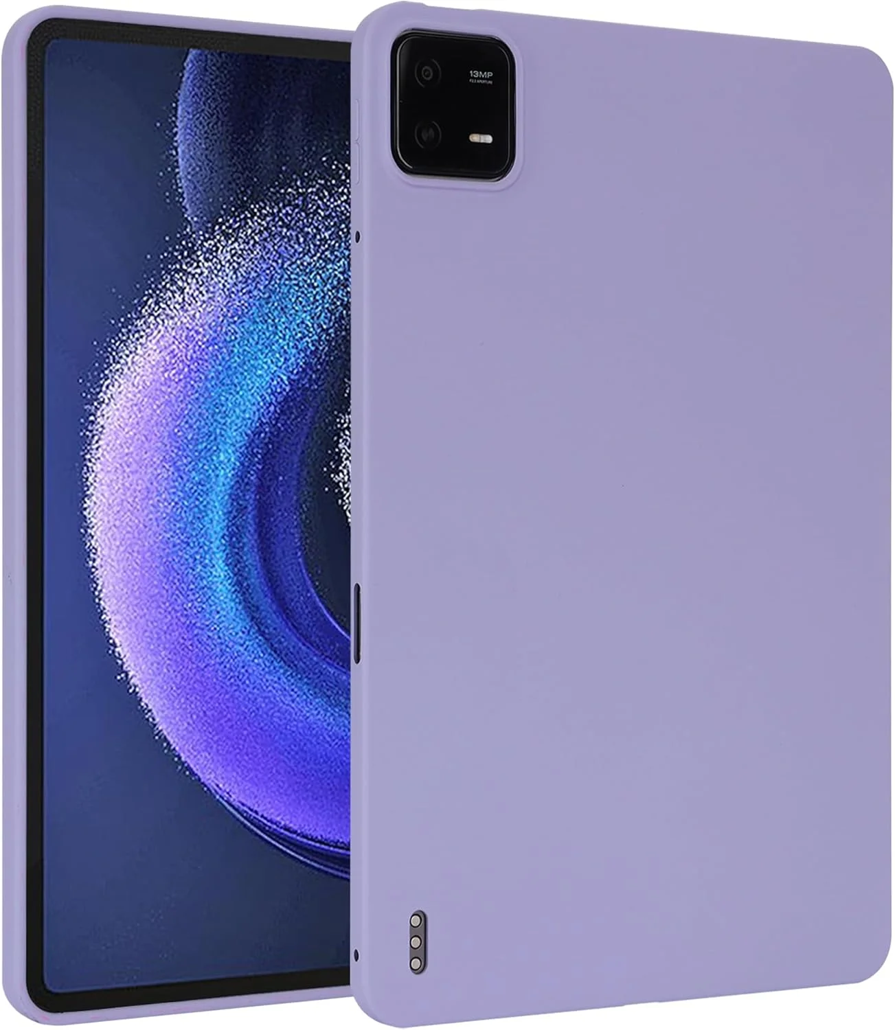 کاور تبلت سازگار با شیائومی Mi Pad 6/6 Pro 2023 11.2 اینچ، کاور محافظ TPU نرم و باریک ضد ضربه، کاور هوشمند سبک و باریک تبلت (بنفش) کاور تبلت سازگار با شیائومی Mi Pad 6/6 Pro 2023 11.2 اینچ، کاور محافظ TPU نرم و باریک ضد ضربه، کاور هوشمند سبک و باریک تبلت (بنفش)
