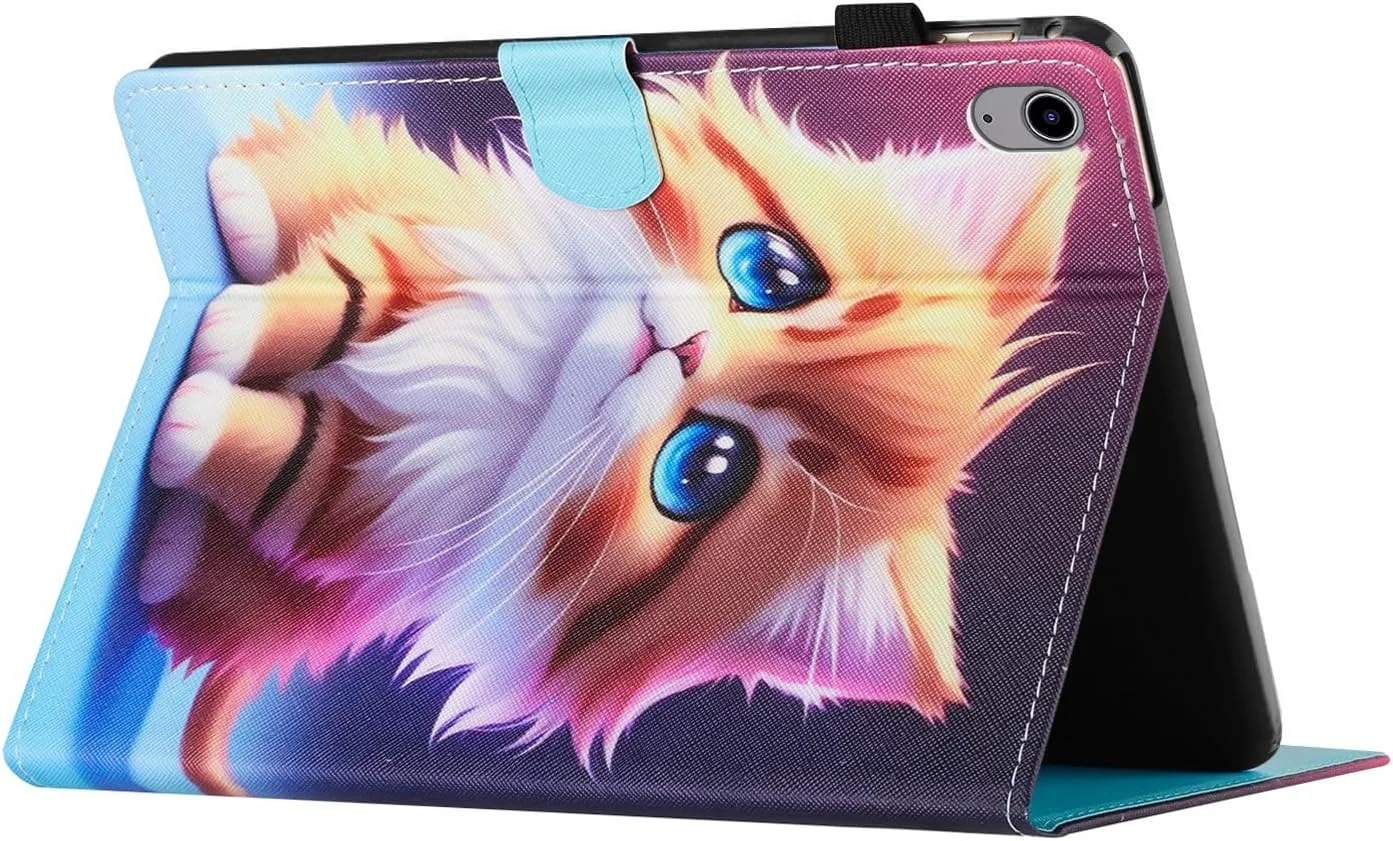 کاور Mldjomid برای شیائومی Redmi Pad 2 11 اینچ 2025، کاور محافظ تبلت چرمی PU با قابلیت استند چند زاویه، مناسب برای تبلت شیائومی Redmi Pad 2 11 اینچ 2025 طرح گربه زرد