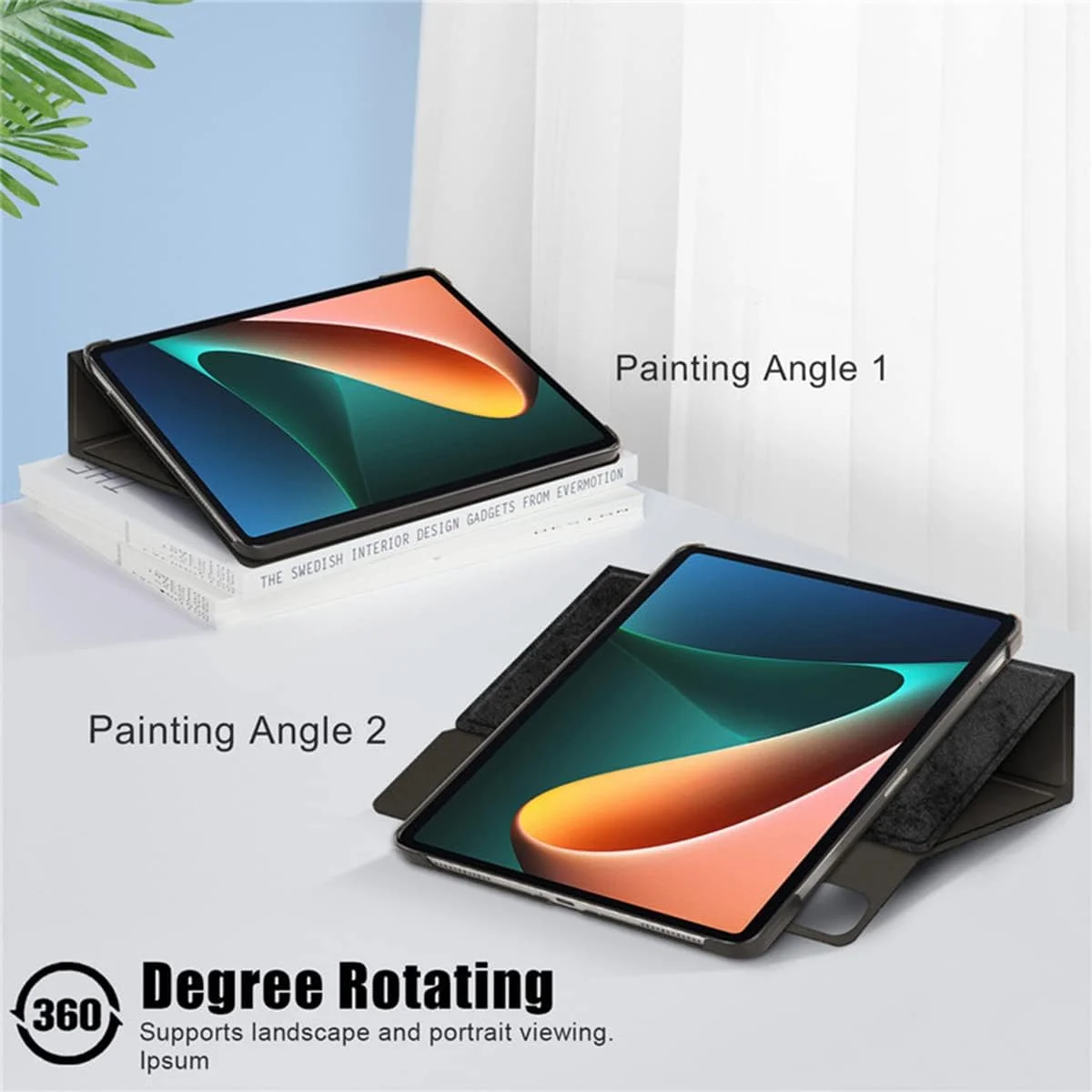 کاور KASTWAVE برای شیائومی می پد 5، کاور برای می پد 5 پرو، دارای کش نگهدارنده قلم، استند، عملکرد خواب و بیدار شدن خودکار، کاور چرمی PU تبلت برای شیائومی می پد 5 پرو - مشکی کاور KASTWAVE برای شیائومی می پد 5، کاور برای می پد 5 پرو، دارای کش نگهدارنده قلم، استند، عملکرد خواب و بیدار شدن خودکار، کاور چرمی PU تبلت برای شیائومی می پد 5 پرو - مشکی
