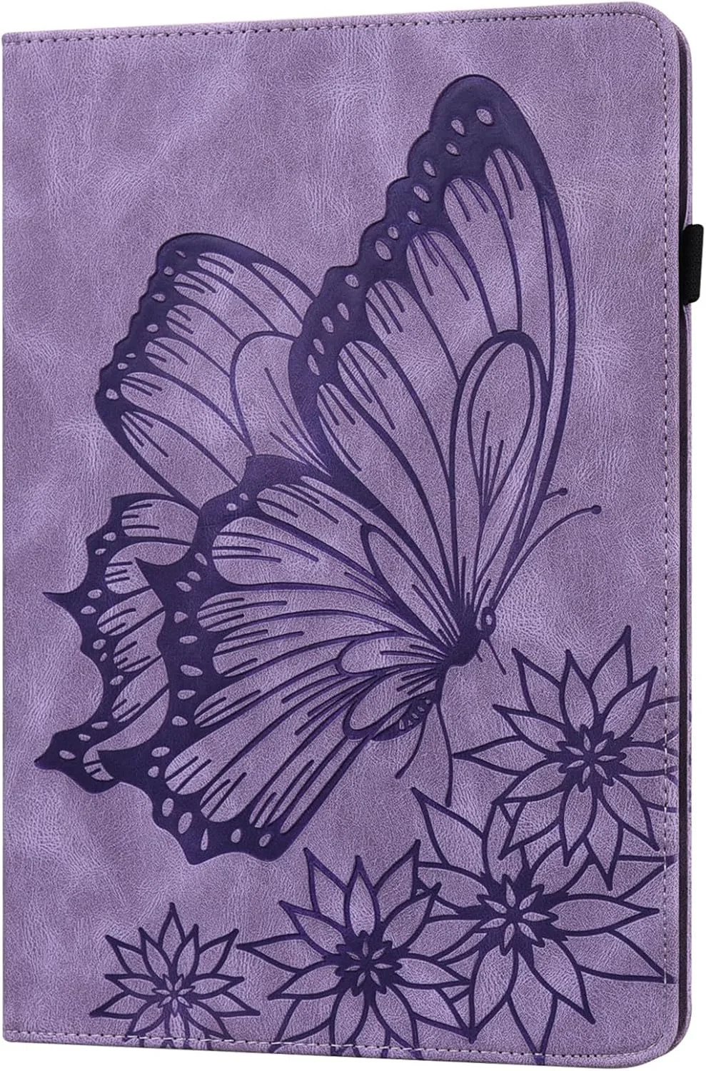کیف SLLMYYX برای شیائومی پد 6، جلد تبلت باریک طرح پروانه یکپارچهسازی با سیستمعامل برای شیائومی پد 6 پرو 5G 11.0 اینچ (بنفش)