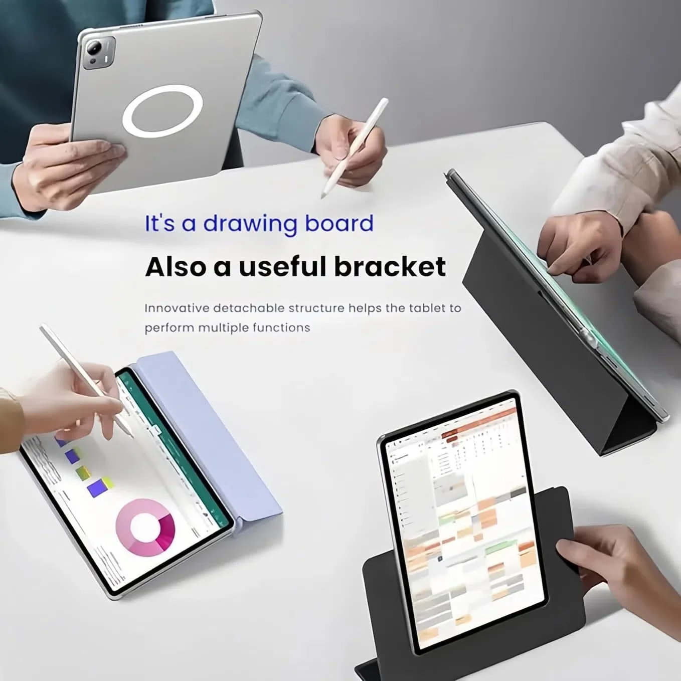 کاور مغناطیسی Gruattreay سازگار با تبلت Xiaomi Pad 7S Pro 12.5 اینچی مدل 2025، کاور دو طرفه هوشمند با قابلیت جداسازی مغناطیسی، دارای استند تاشو قابل تنظیم و جای قلم (مشکی) کاور مغناطیسی Gruattreay سازگار با تبلت Xiaomi Pad 7S Pro 12.5 اینچی مدل 2025، کاور دو طرفه هوشمند با قابلیت جداسازی مغناطیسی، دارای استند تاشو قابل تنظیم و جای قلم (مشکی)