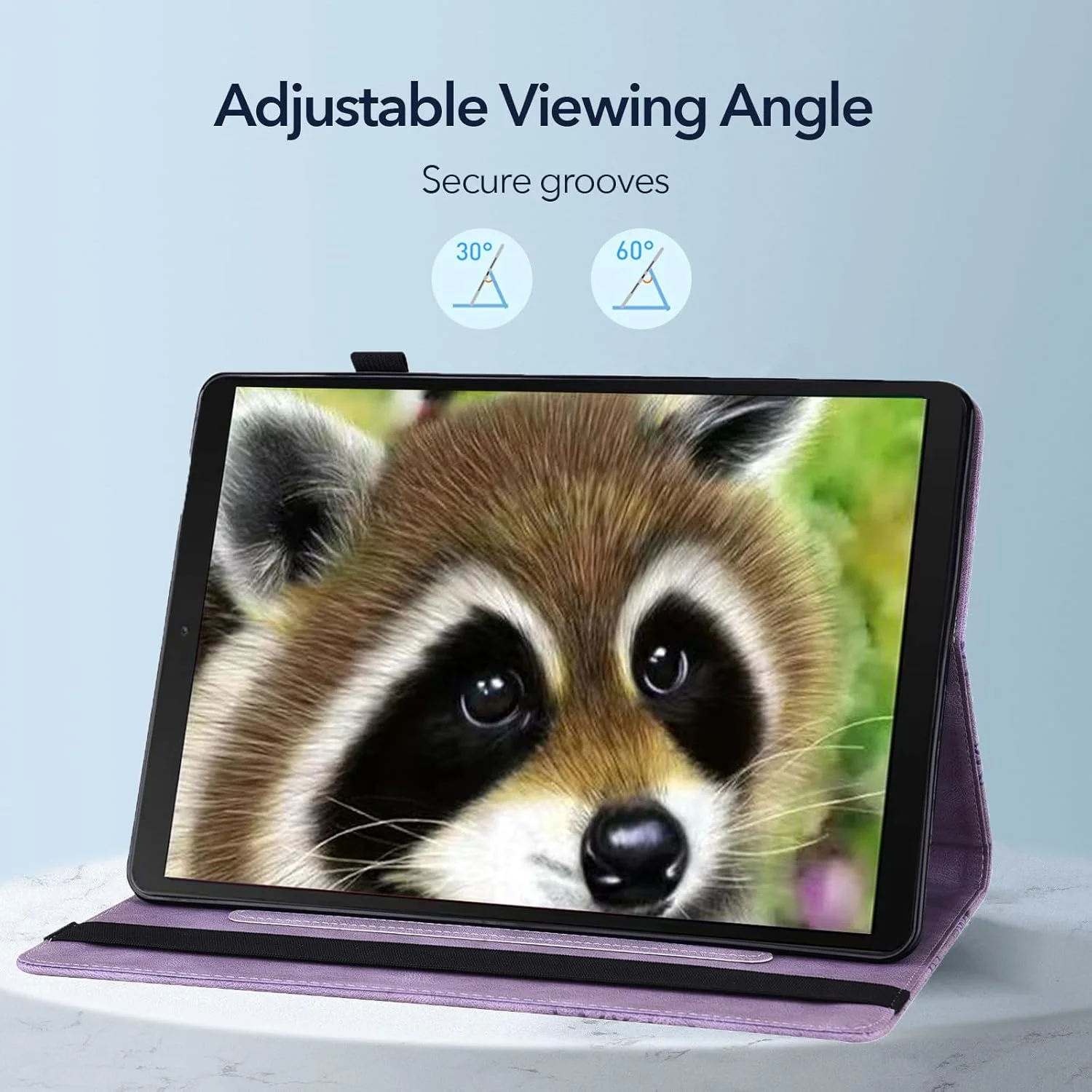 کیف SLLMYYX برای شیائومی پد 6، جلد تبلت باریک طرح پروانه یکپارچهسازی با سیستمعامل برای شیائومی پد 6 پرو 5G 11.0 اینچ (بنفش)