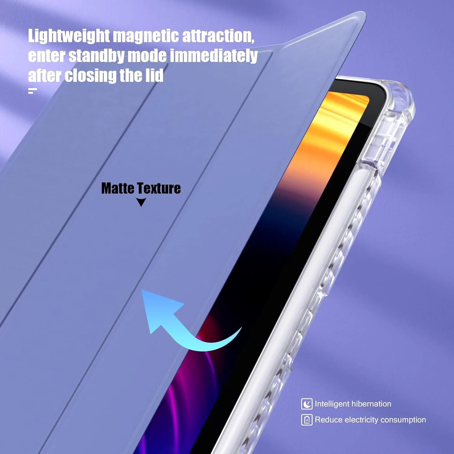 کاور تبلت آکابیلا برای شیائومی پد 6 پرو/6 11 اینچی، باریک، چرم مصنوعی PU، کاور ترکیبی با جای مداد، قابلیت بیدار شدن/خواب خودکار، پایه سه تایی قابل تنظیم