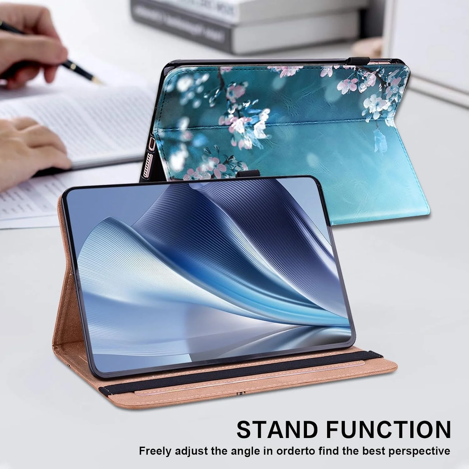 KEDBBAO Case for Xiaomi Redmi Pad SE 11 Inch 2023 Protective Flip PU Leather Wallet Cover Case with Pen Holder and Stand Function for Redmi Pad SE Case, Plum Blossom KEDBBAO Case for Xiaomi Redmi Pad SE 11 Inch 2023 Protective Flip PU Leather Wallet Cover Case with Pen Holder and Stand Function for Redmi Pad SE Case, Plum Blossom