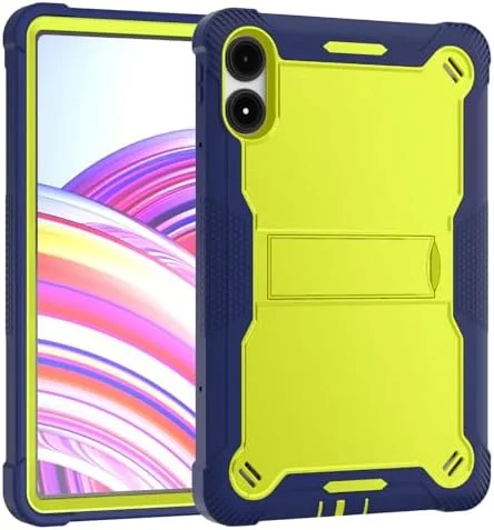 کاور گرواتری مناسب برای شیائومی ردمی پد پرو 12.1 اینچی با پایه داخلی، کاور محافظتی مقاوم و ضد ضربه برای تبلت ردمی پد پرو 12.1 اینچی (آبی سبز)