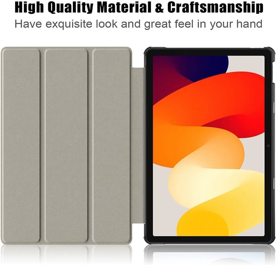 کیف تبلت XIEHUZA برای شیائومی Redmi Pad SE 11 اینچ 2023، کیف تاشو چرمی PU فوق العاده نازک با قابلیت خواب/بیدار شدن خودکار برای شیائومی Redmi Pad SE (خاکستری) کیف تبلت XIEHUZA برای شیائومی Redmi Pad SE 11 اینچ 2023، کیف تاشو چرمی PU فوق العاده نازک با قابلیت خواب/بیدار شدن خودکار برای شیائومی Redmi Pad SE (خاکستری)