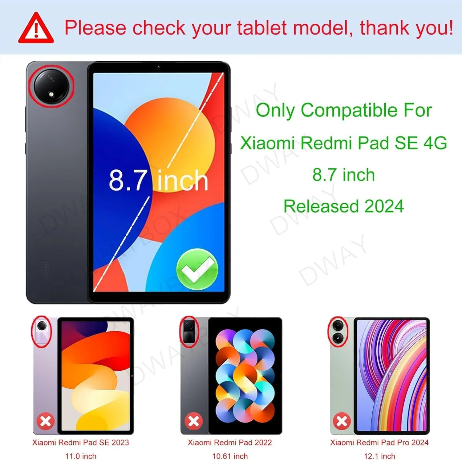 کاور تبلت Sumaswit برای شیائومی Redmi Pad SE 4G 8.7 اینچ (2024) شفاف، نازک، سبک وزن، ضد خش، محافظ بادوام سیلیکونی لاستیکی TPU کاور شفاف کاور تبلت Sumaswit برای شیائومی Redmi Pad SE 4G 8.7 اینچ (2024) شفاف، نازک، سبک وزن، ضد خش، محافظ بادوام سیلیکونی لاستیکی TPU کاور شفاف