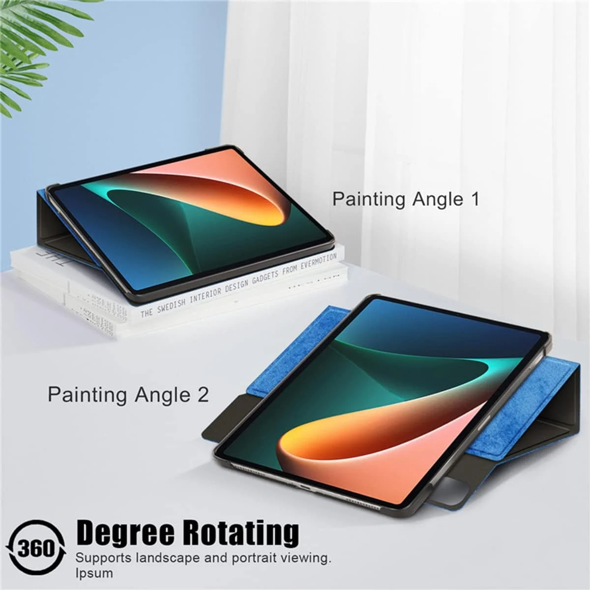 کاور اکسفور مدل Xiaomi Mi Pad 5، کاور آبی تیره برای Mi Pad 5 Pro، دارای بند الاستیک، جای قلم، حالت استند و عملکرد خواب و بیدار شدن خودکار، کاور چرمی PU تبلت برای Xiaomi Mi Pad 5 Pro کاور اکسفور مدل Xiaomi Mi Pad 5، کاور آبی تیره برای Mi Pad 5 Pro، دارای بند الاستیک، جای قلم، حالت استند و عملکرد خواب و بیدار شدن خودکار، کاور چرمی PU تبلت برای Xiaomi Mi Pad 5 Pro