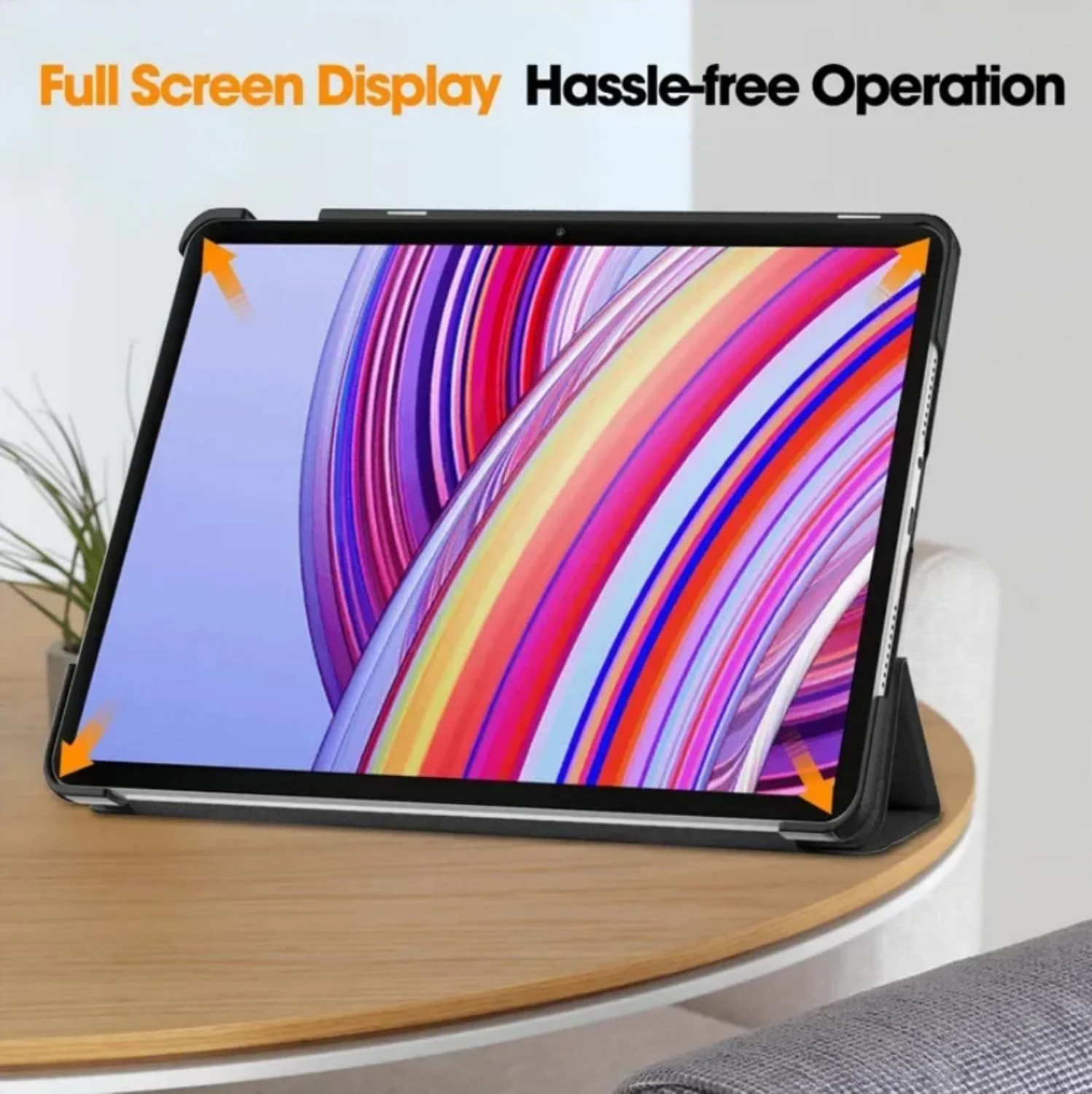کیف تاشو سه لایه Skeido مناسب برای تبلت شیائومی Redmi Pad Pro 2024 مدل Red Mi Pad Pro 12.1 با قابلیت خواب خودکار (مشکی) کیف تاشو سه لایه Skeido مناسب برای تبلت شیائومی Redmi Pad Pro 2024 مدل Red Mi Pad Pro 12.1 با قابلیت خواب خودکار (مشکی)