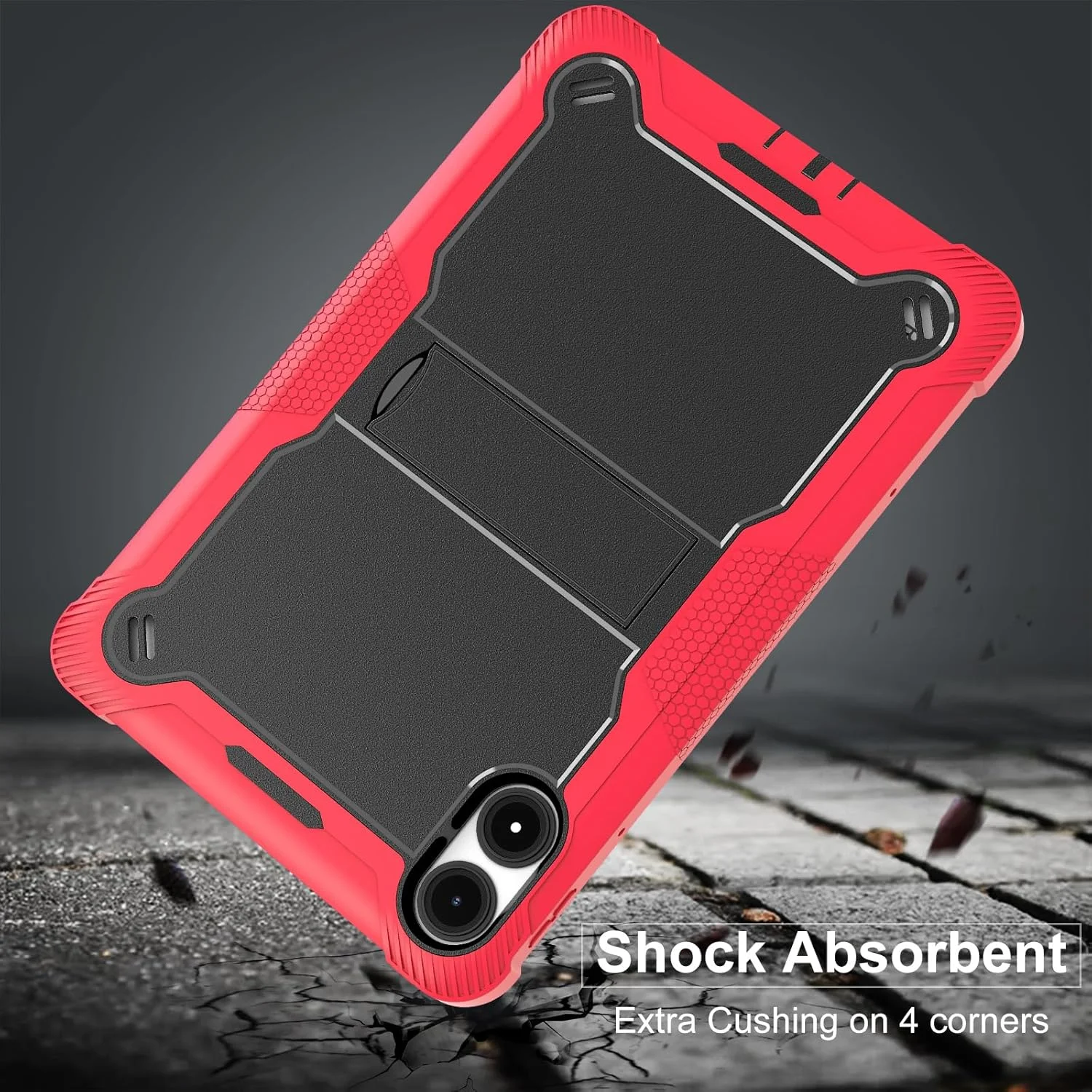 کاور تبلت گرواتری سازگار با شیائومی ردمی پد پرو 12.1 اینچ، کاور با پایه قابل تنظیم و ایربگ در چهار گوشه، پوشش ضد افتادن PC سخت + سیلیکون نرم (صورتی) کاور تبلت گرواتری سازگار با شیائومی ردمی پد پرو 12.1 اینچ، کاور با پایه قابل تنظیم و ایربگ در چهار گوشه، پوشش ضد افتادن PC سخت + سیلیکون نرم (صورتی)