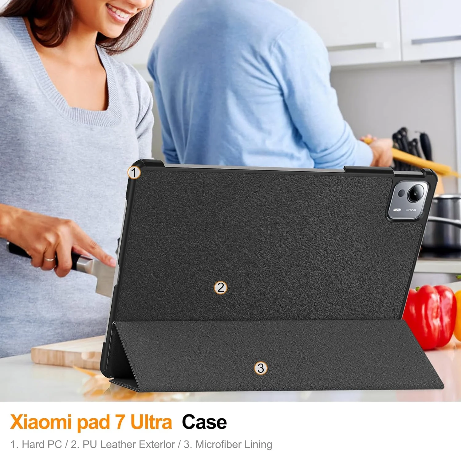 کیف تبلت SKEIDO برای شیائومی Mi Pad 7 Ultra 14 اینچ 2025، زاویه دید چندگانه، روکش هوشمند چرمی PU جدید با قابلیت بیدار شدن/به خواب رفتن خودکار، کیف باریک تاشو برای Mi Pad 7 Ultra 14 اینچ (مشکی) کیف تبلت SKEIDO برای شیائومی Mi Pad 7 Ultra 14 اینچ 2025، زاویه دید چندگانه، روکش هوشمند چرمی PU جدید با قابلیت بیدار شدن/به خواب رفتن خودکار، کیف باریک تاشو برای Mi Pad 7 Ultra 14 اینچ (مشکی)