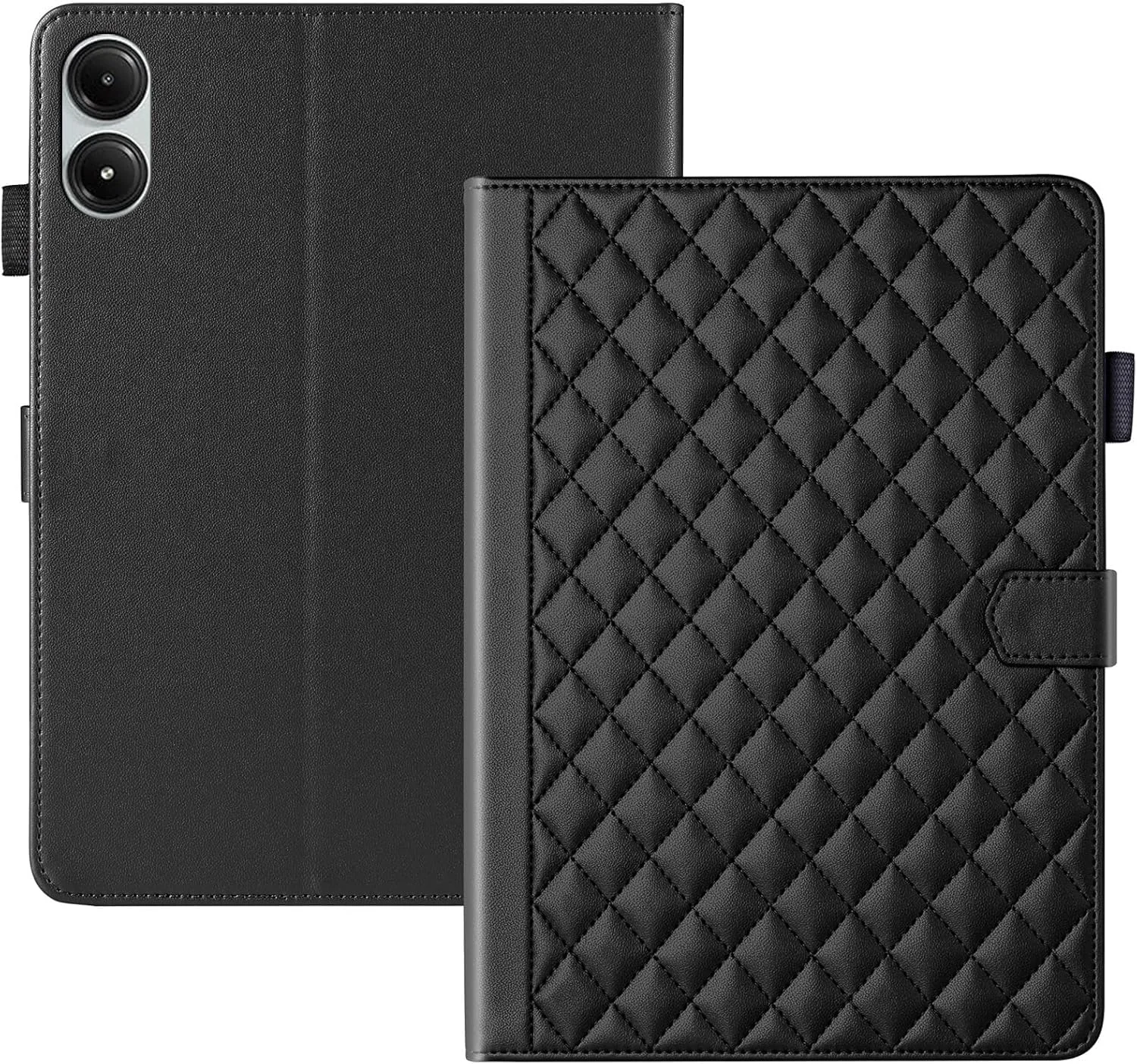 کیف محافظ نالاکال برای شیائومی ردمی پد پرو 12.1 اینچ 2024، کاور باریک تبلت، ساخته شده از مواد PU و TPU، کاور ضد ضربه شیک، اتصال مغناطیسی قوی، محافظت بادوام، مشکی