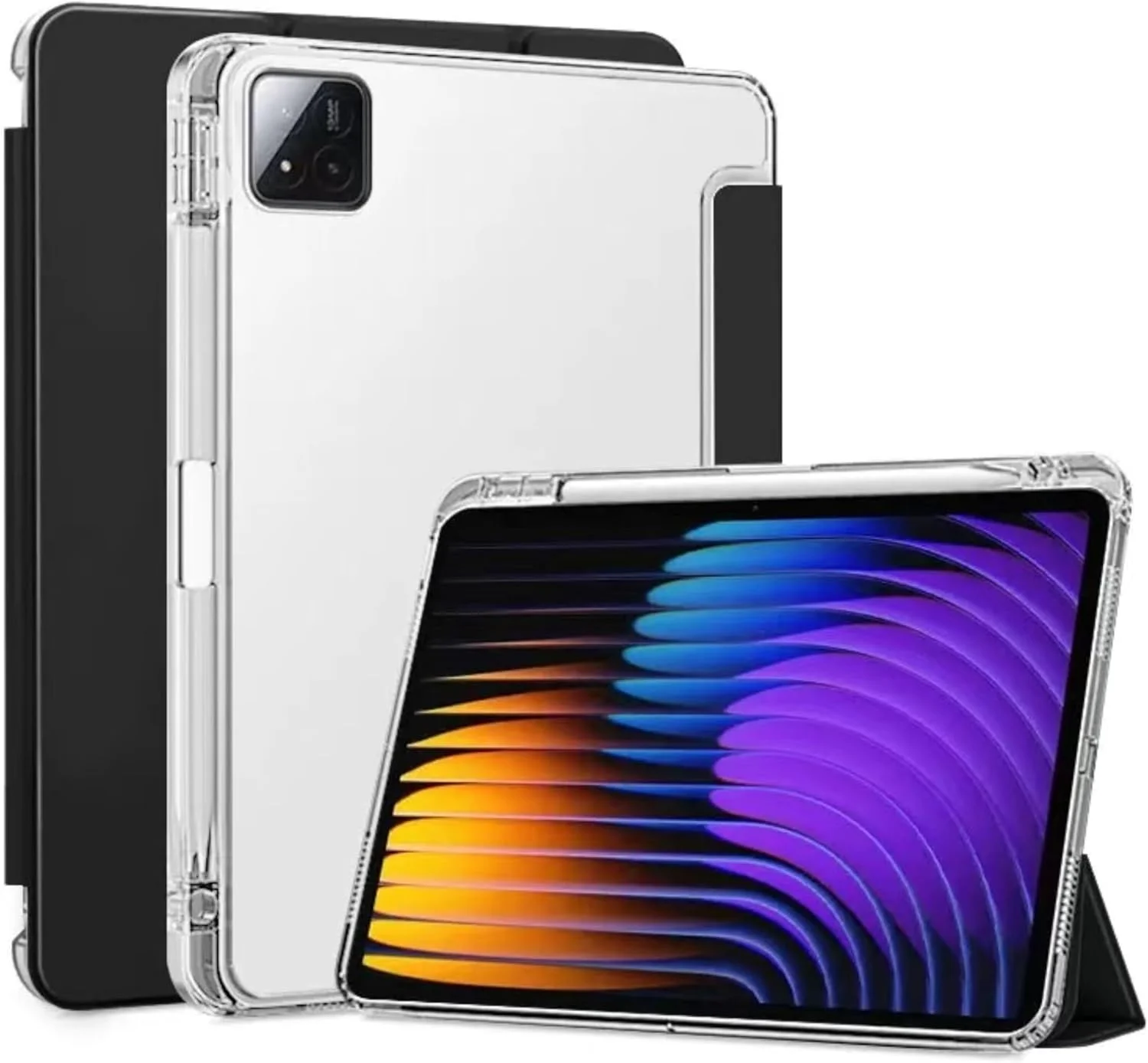 کاور Vurtboly سازگار با شیائومی Mi Pad 7/7 Pro 11.2 اینچی 2024، کاور باریک و سبک TPU ضد ضربه با محافظ سیلیکونی شفاف برای شیائومی Mi Pad 7/7 Pro کاور Vurtboly سازگار با شیائومی Mi Pad 7/7 Pro 11.2 اینچی 2024، کاور باریک و سبک TPU ضد ضربه با محافظ سیلیکونی شفاف برای شیائومی Mi Pad 7/7 Pro