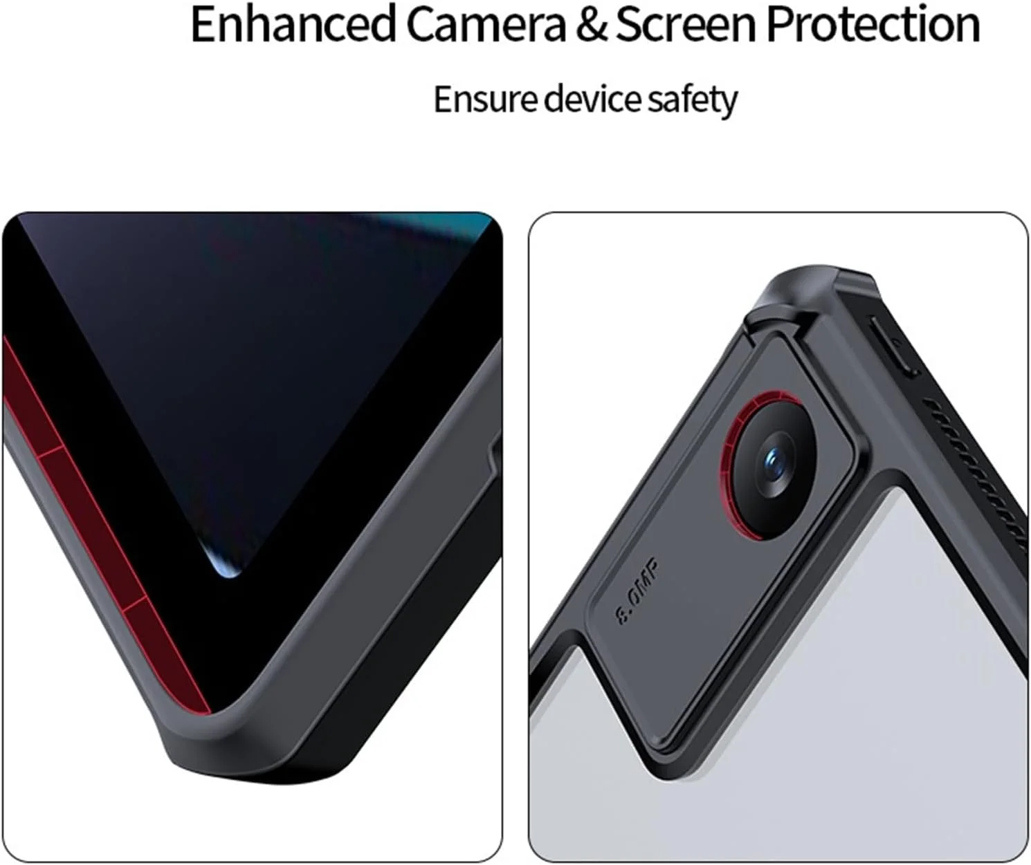 MOTIM Case for Xiaomi Redmi Pad 10.61 Inch Protective Slim Shockproof Kickstand Cover Transparent Hard Shell Back Case with Hidden Hand Band MOTIM Case for Xiaomi Redmi Pad 10.61 Inch Protective Slim Shockproof Kickstand Cover Transparent Hard Shell Back Case with Hidden Hand Band