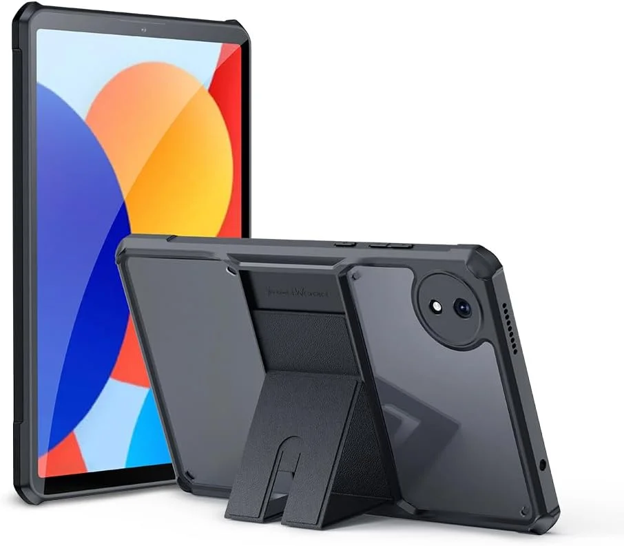 کاور محافظ گروتری سازگار با تبلت شیائومی Redmi Pad SE 8.7 اینچ (2024)، محافظ صفحه نمایش و دوربین، سبک وزن، ضد ضربه، دارای استند