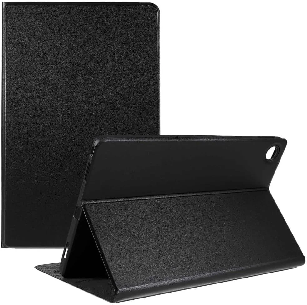 کاور تبلت شیائومی ردمی پد SE 8.7 اینچ، کاور محافظ ضد ضربه با قابلیت استند و چرخش، کاور پشتی نرم TPU، کاور چرمی KAKU مناسب ردمی پد SE (مشکی)