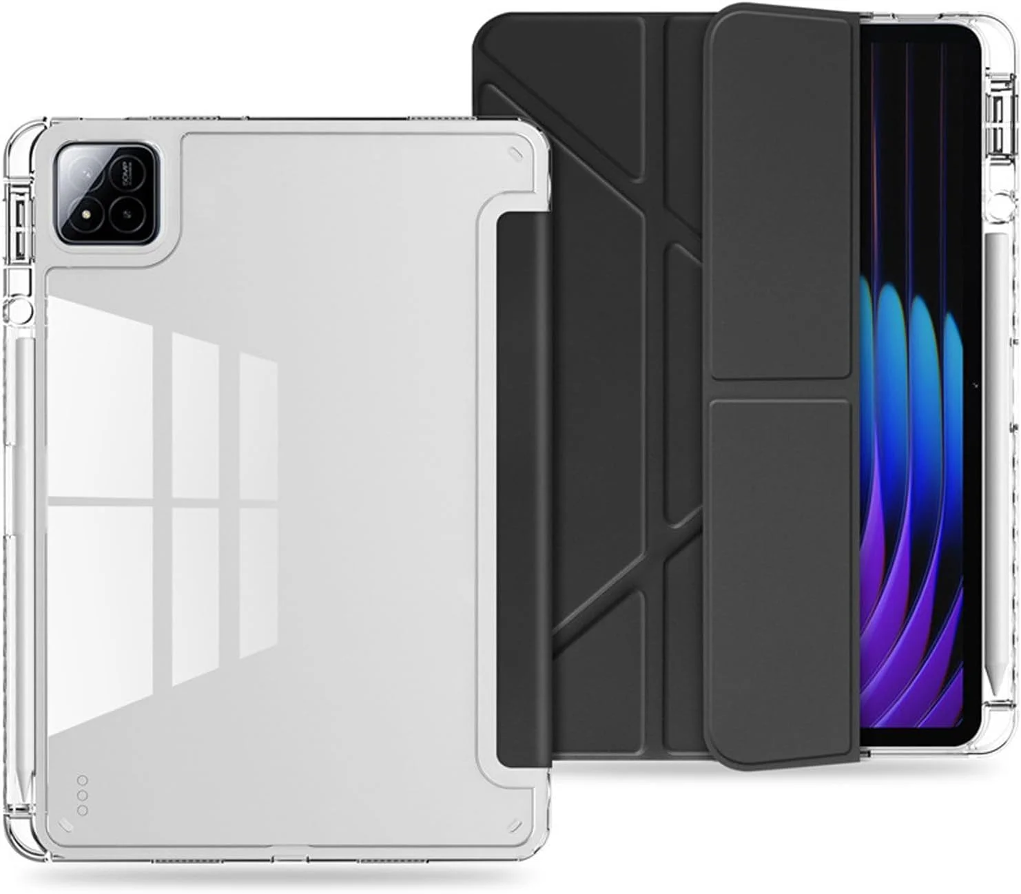 Cover Compatible for Xiaomi Mi Pad 7/7 Pro 11.2" 2024 Case with Pencil Holder, Shell Foldable Cover with Auto Wake/Sleep & Multi-Viewing Angles Protection Shell for Xiaomi Mi Pad 7/7 Pro (Black) Cover Compatible for Xiaomi Mi Pad 7/7 Pro 11.2" 2024 Case with Pencil Holder, Shell Foldable Cover with Auto Wake/Sleep & Multi-Viewing Angles Protection Shell for Xiaomi Mi Pad 7/7 Pro (Black)