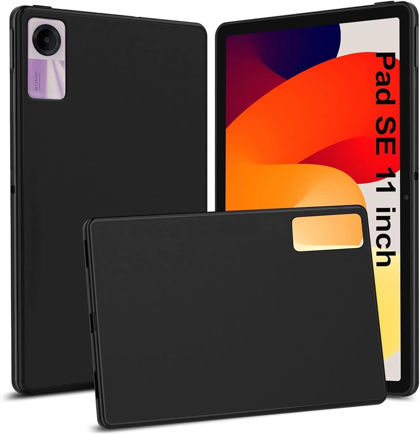 کاور سیلیکونی نرم سازگار با شیائومی Redmi Pad SE (11 اینچ)، کاور محافظ تبلت باریک، سبک وزن، مات و ضد ضربه TPU سازگار با Redmi Pad SE 11 اینچ - مشکی کاور سیلیکونی نرم سازگار با شیائومی Redmi Pad SE (11 اینچ)، کاور محافظ تبلت باریک، سبک وزن، مات و ضد ضربه TPU سازگار با Redmi Pad SE 11 اینچ - مشکی