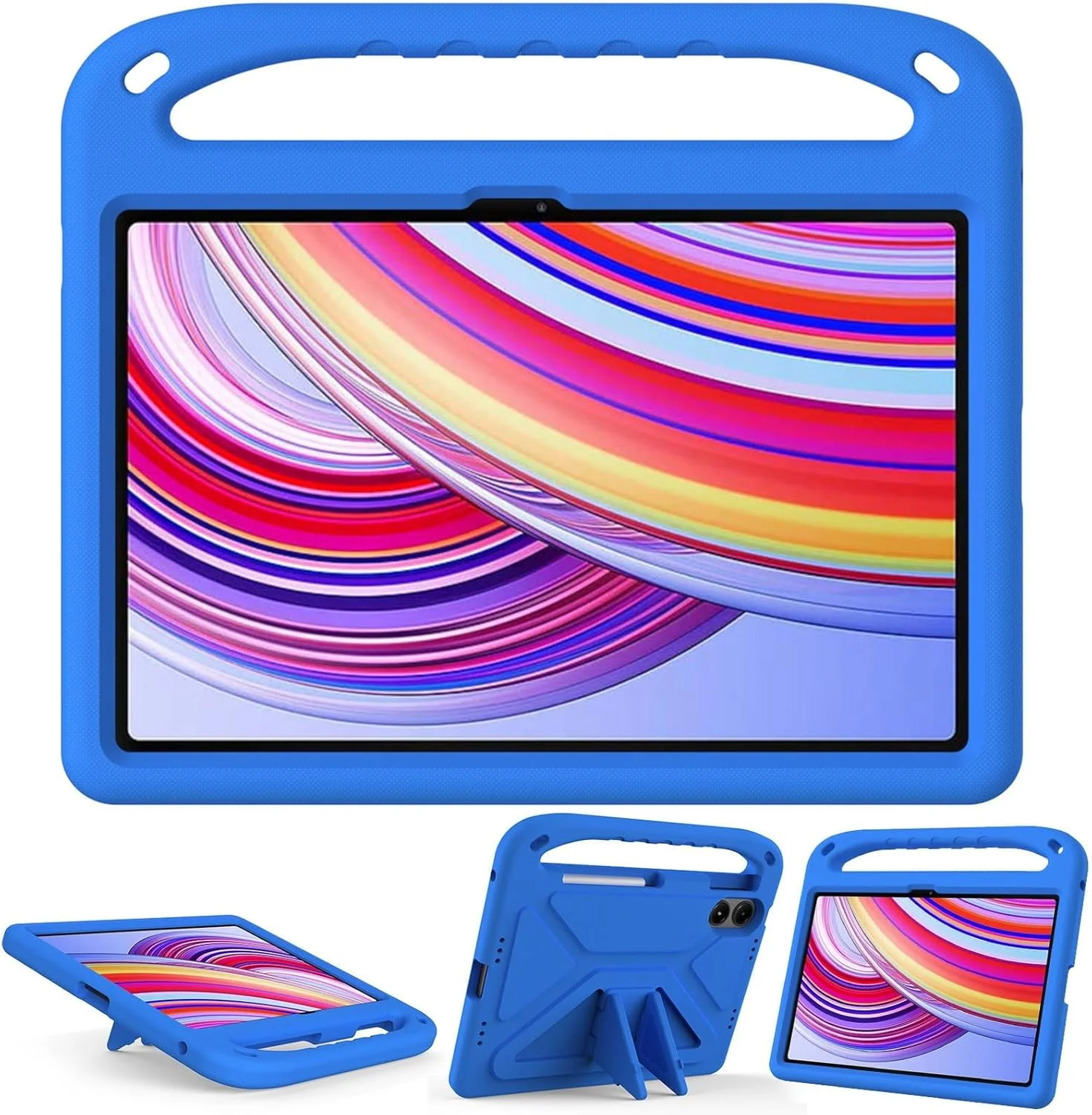 کیف محافظ تبلت SKEIDO مناسب برای شیائومی Redmi Pad Pro 12.1 اینچ مدل 2024 - کیف کودکانه بادوام، سبک وزن، ضد ضربه با دسته و استند محافظ سازگار با Redmi Pad Pro (2024) (آبی) کیف محافظ تبلت SKEIDO مناسب برای شیائومی Redmi Pad Pro 12.1 اینچ مدل 2024 - کیف کودکانه بادوام، سبک وزن، ضد ضربه با دسته و استند محافظ سازگار با Redmi Pad Pro (2024) (آبی)