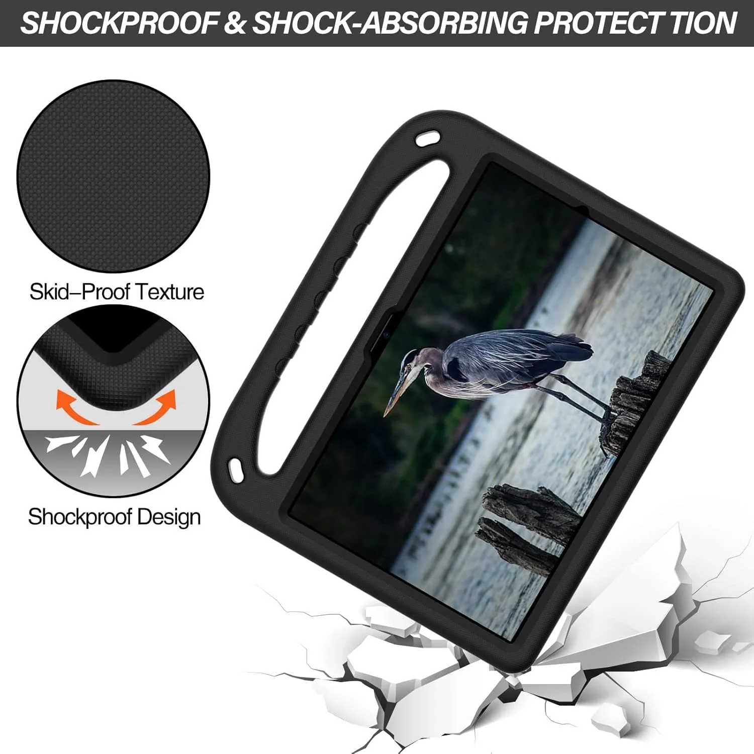 SKEIDO Cover for Xiaomi Pad 6/6 Pro 11 inch Released 2023 Tablet Case for Kids - Durable Lightweight EVA Shockproof Protective Handle Stand Cover Compatible with Xiaomi Pad 6(2023) (Black) SKEIDO Cover for Xiaomi Pad 6/6 Pro 11 inch Released 2023 Tablet Case for Kids - Durable Lightweight EVA Shockproof Protective Handle Stand Cover Compatible with Xiaomi Pad 6(2023) (Black)