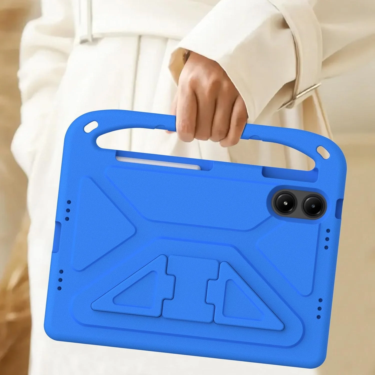 کیف محافظ تبلت SKEIDO مناسب برای شیائومی Redmi Pad Pro 12.1 اینچ مدل 2024 - کیف کودکانه بادوام، سبک وزن، ضد ضربه با دسته و استند محافظ سازگار با Redmi Pad Pro (2024) (آبی) کیف محافظ تبلت SKEIDO مناسب برای شیائومی Redmi Pad Pro 12.1 اینچ مدل 2024 - کیف کودکانه بادوام، سبک وزن، ضد ضربه با دسته و استند محافظ سازگار با Redmi Pad Pro (2024) (آبی)