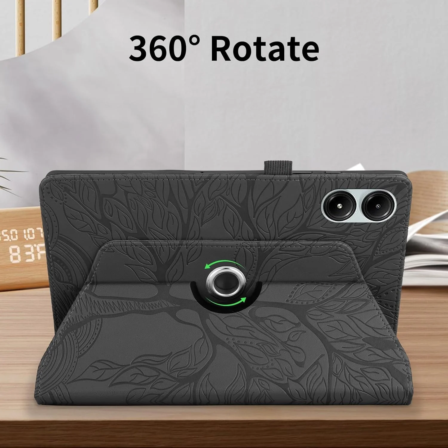 کیف چرخشی TERRIFI برای شیائومی Redmi Pad Pro 12.1 اینچ، کیف تبلت چرمی PU 2024 با پایه چرخان 360 درجه، طرح درخت سیاه، محافظ برای شیائومی Redmi Pad Pro 12.1 کیف چرخشی TERRIFI برای شیائومی Redmi Pad Pro 12.1 اینچ، کیف تبلت چرمی PU 2024 با پایه چرخان 360 درجه، طرح درخت سیاه، محافظ برای شیائومی Redmi Pad Pro 12.1