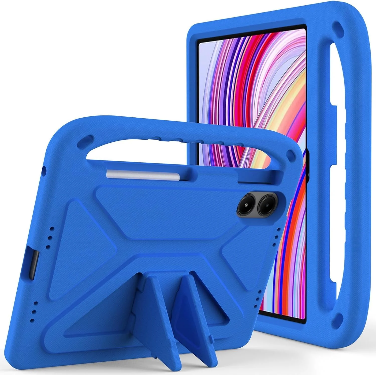 کیف محافظ تبلت SKEIDO مناسب برای شیائومی Redmi Pad Pro 12.1 اینچ مدل 2024 - کیف کودکانه بادوام، سبک وزن، ضد ضربه با دسته و استند محافظ سازگار با Redmi Pad Pro (2024) (آبی) کیف محافظ تبلت SKEIDO مناسب برای شیائومی Redmi Pad Pro 12.1 اینچ مدل 2024 - کیف کودکانه بادوام، سبک وزن، ضد ضربه با دسته و استند محافظ سازگار با Redmi Pad Pro (2024) (آبی)