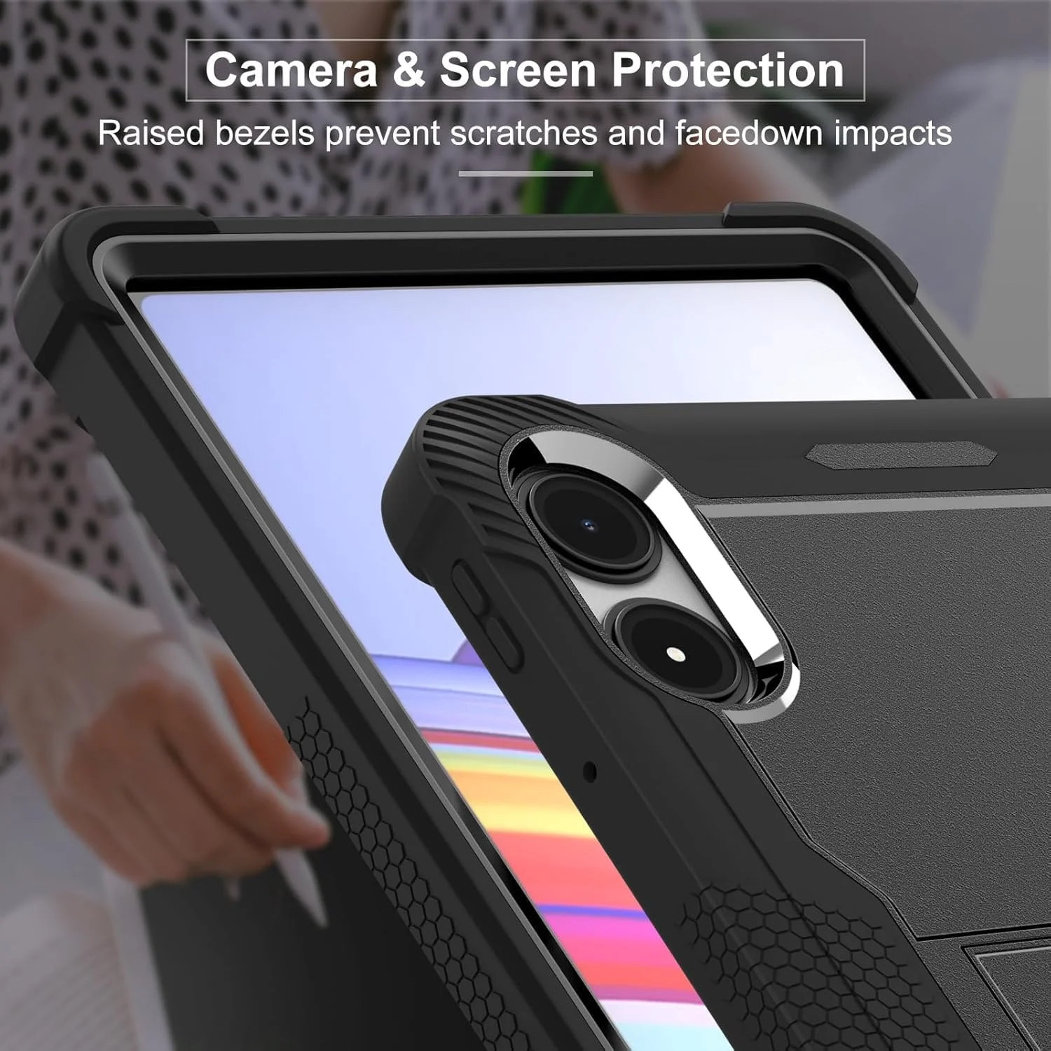 Azonee Case for Xiaomi Redmi Pad Pro 12.1"/Poco Pad 12.1" Case, Hard Case, Lightweight, Premium Pu, Scratch-Resistant, Shockproof Protective Case, For Redmi Pad Pro 12.1" Tablet (Black) Azonee Case for Xiaomi Redmi Pad Pro 12.1"/Poco Pad 12.1" Case, Hard Case, Lightweight, Premium Pu, Scratch-Resistant, Shockproof Protective Case, For Redmi Pad Pro 12.1" Tablet (Black)