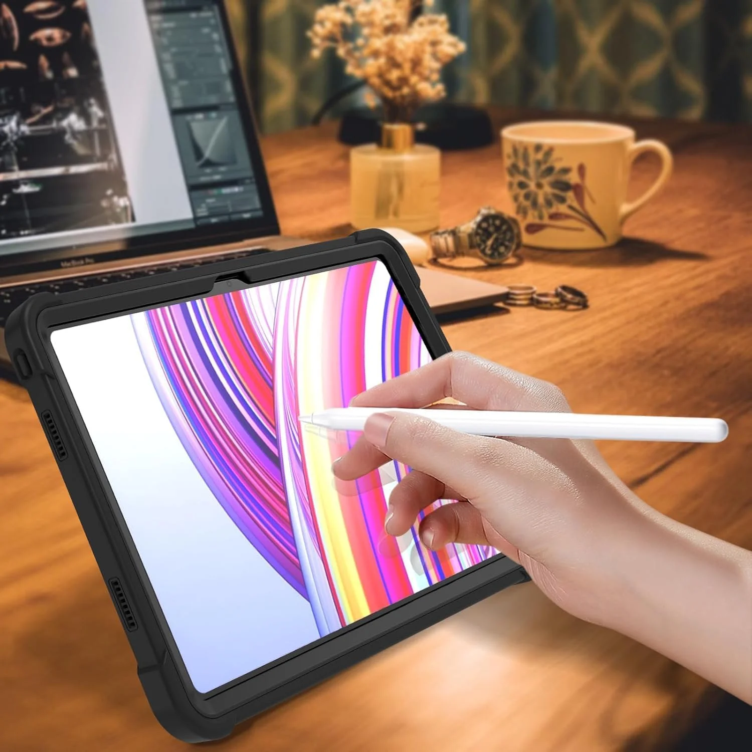 Azonee Case for Xiaomi Redmi Pad Pro 12.1"/Poco Pad 12.1" Case, Hard Case, Lightweight, Premium Pu, Scratch-Resistant, Shockproof Protective Case, For Redmi Pad Pro 12.1" Tablet (Black) Azonee Case for Xiaomi Redmi Pad Pro 12.1"/Poco Pad 12.1" Case, Hard Case, Lightweight, Premium Pu, Scratch-Resistant, Shockproof Protective Case, For Redmi Pad Pro 12.1" Tablet (Black)