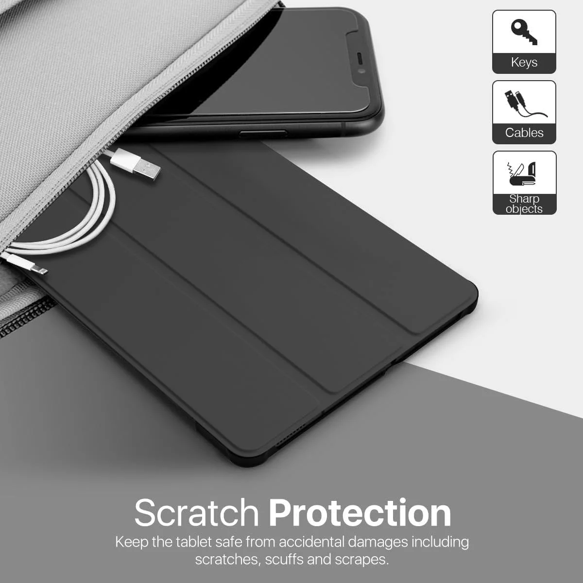 Xiaomi Pad 7/7 Pro Case, 11.2-inch Tablet Cover with Screen Protector, Pen Holder, Auto Wake/Sleep, Shockproof Protection, Black Xiaomi Pad 7/7 Pro Case, 11.2-inch Tablet Cover with Screen Protector, Pen Holder, Auto Wake/Sleep, Shockproof Protection, Black