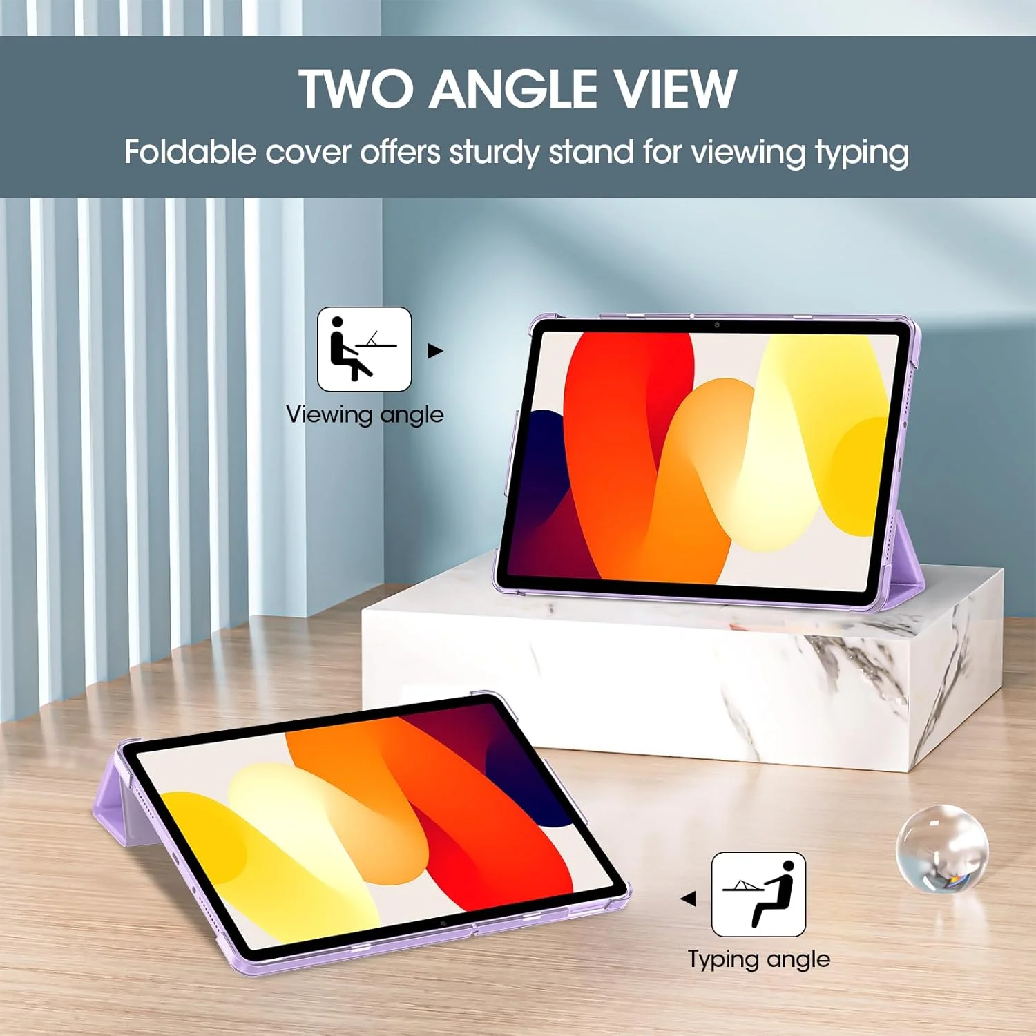 ProCase Cover for Xiaomi Redmi Pad SE 11", Slim Stand Hard Back Shell Smart Cover for Xiaomi Redmi Pad SE 11" -Purple ProCase Cover for Xiaomi Redmi Pad SE 11", Slim Stand Hard Back Shell Smart Cover for Xiaomi Redmi Pad SE 11" -Purple