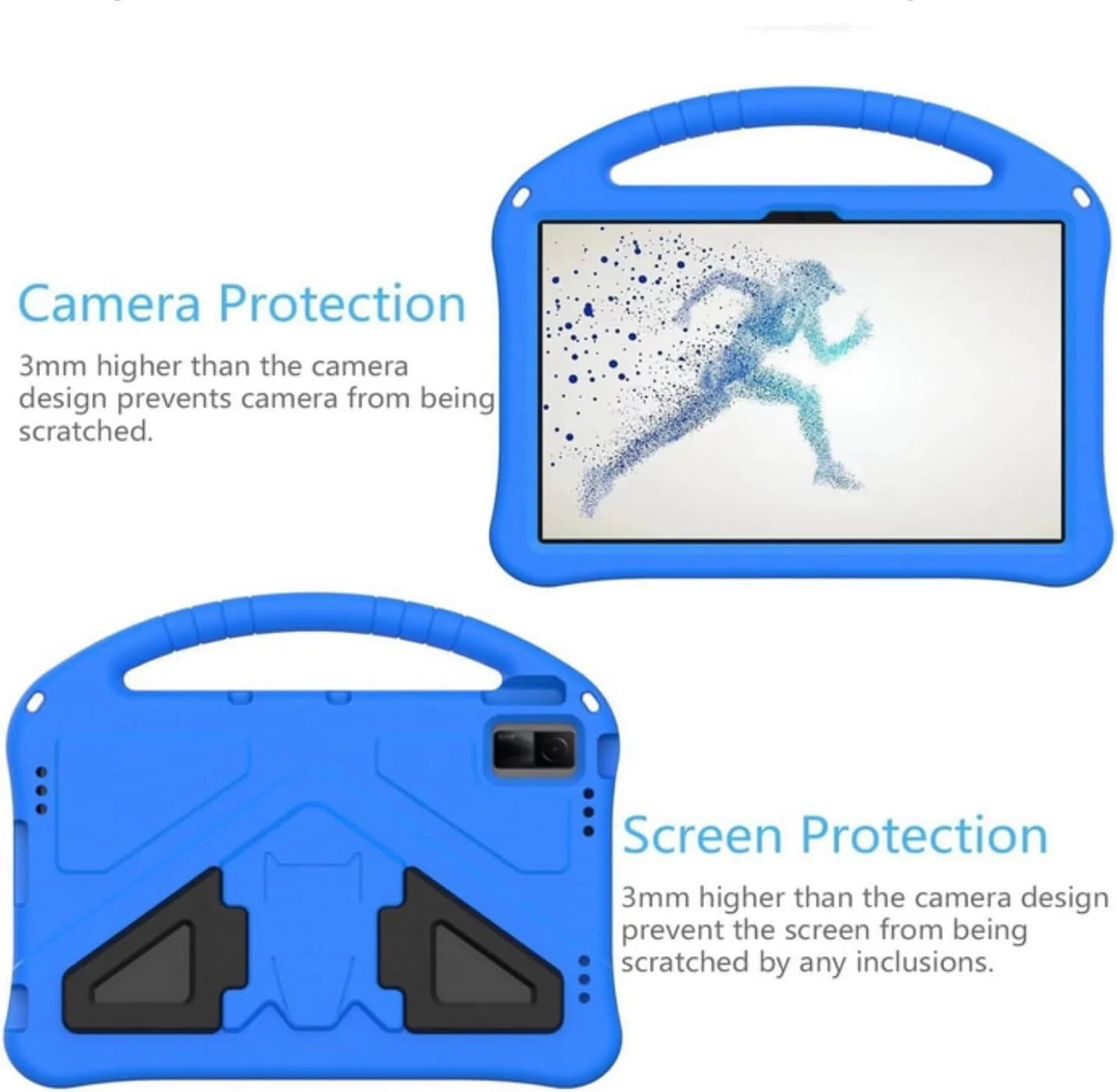 SKEIDO For Xiaomi Redmi Pad SE 11-Inch (2023) EVA Foam Lightweight Shockproof Duarable Tablet Cover with Handle Bracket Protection Case For Children Firendly (Blue) SKEIDO For Xiaomi Redmi Pad SE 11-Inch (2023) EVA Foam Lightweight Shockproof Duarable Tablet Cover with Handle Bracket Protection Case For Children Firendly (Blue)