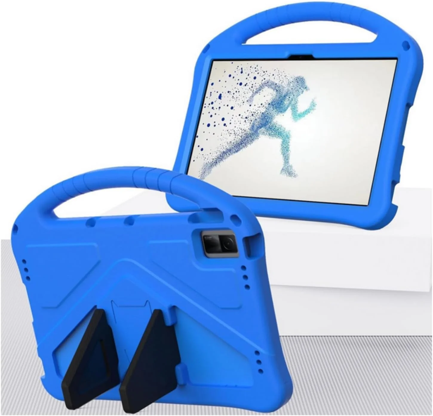 SKEIDO For Xiaomi Redmi Pad SE 11-Inch (2023) EVA Foam Lightweight Shockproof Duarable Tablet Cover with Handle Bracket Protection Case For Children Firendly (Blue) SKEIDO For Xiaomi Redmi Pad SE 11-Inch (2023) EVA Foam Lightweight Shockproof Duarable Tablet Cover with Handle Bracket Protection Case For Children Firendly (Blue)